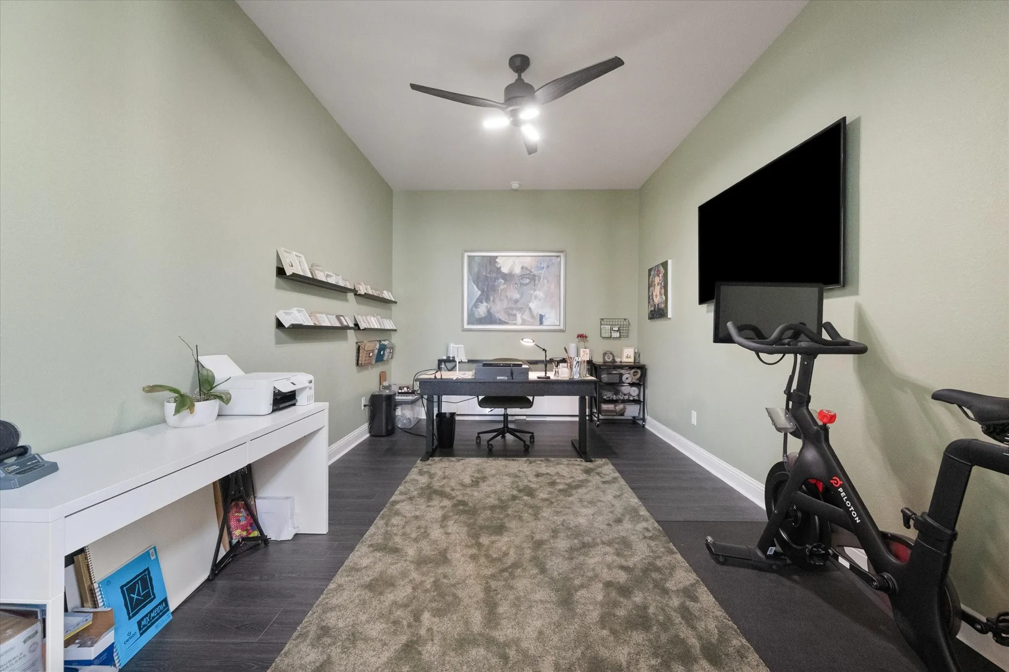 Media Room Currently used for Craft and Office