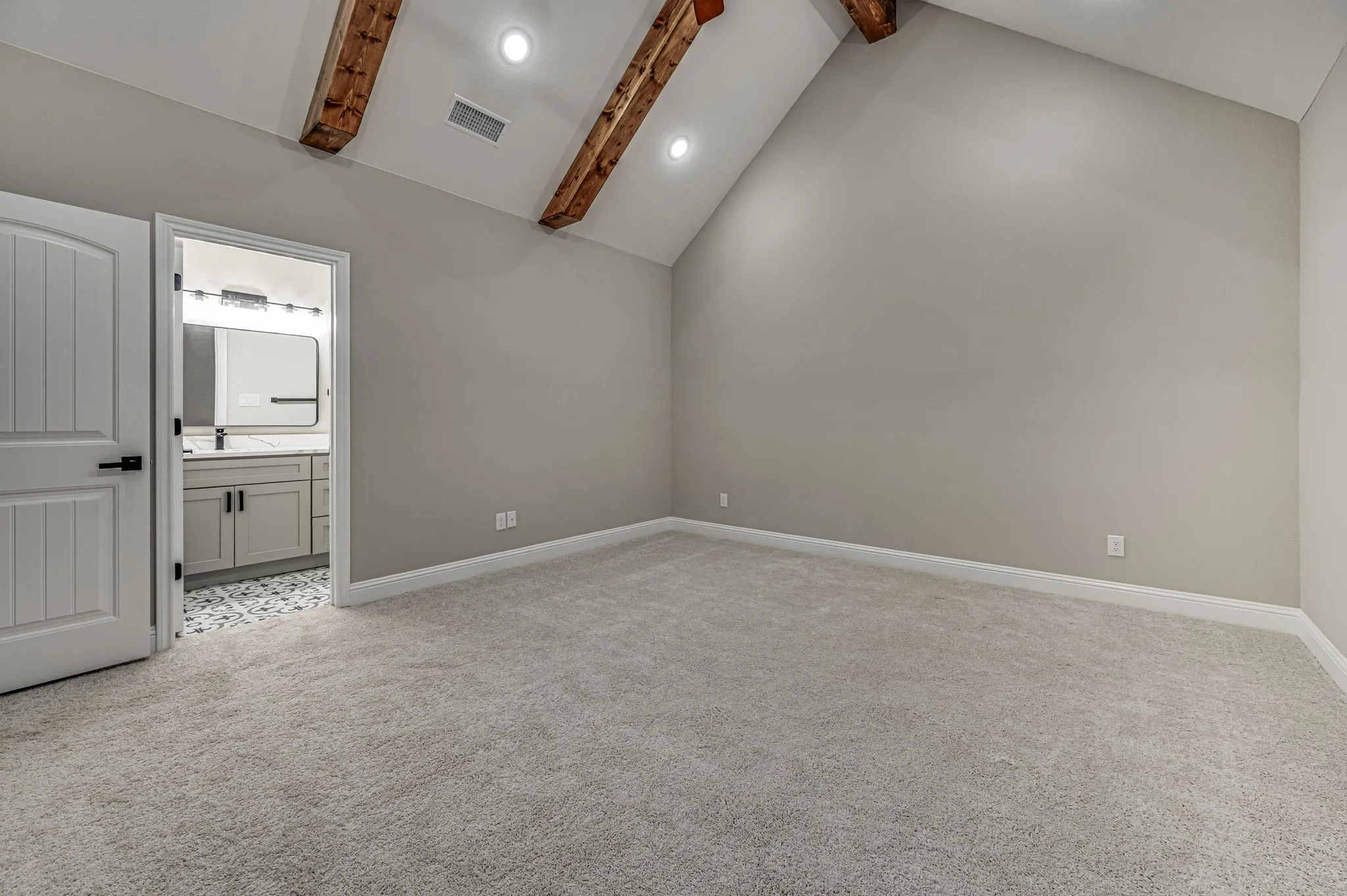 Primary bed and bath