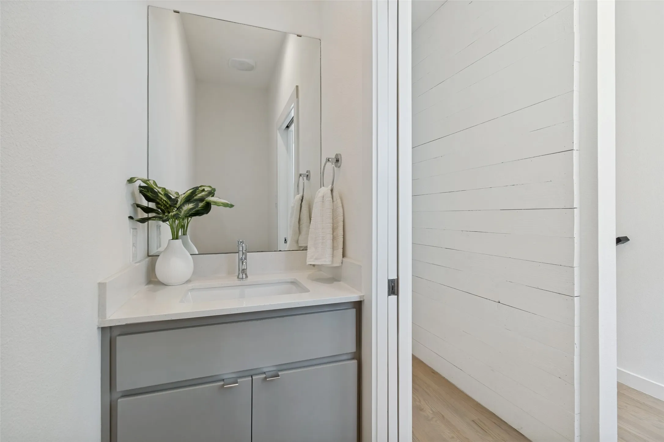 Half bath located on the 2nd floor