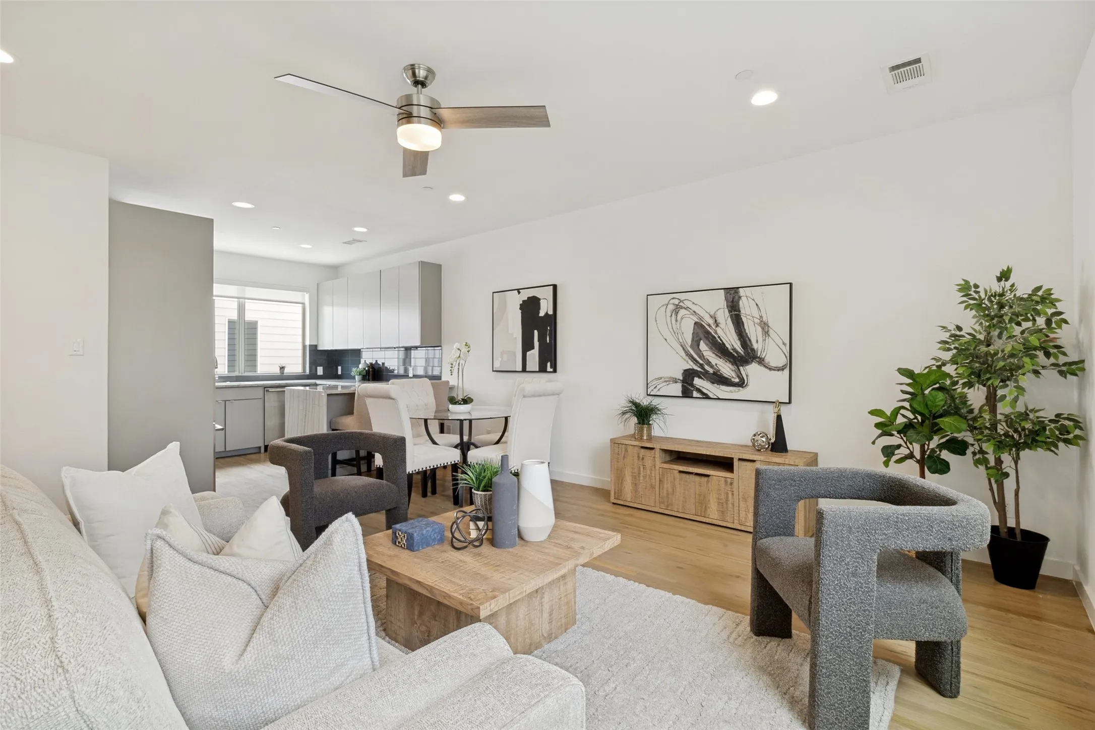 Main Living room and Kitchen. Second Level