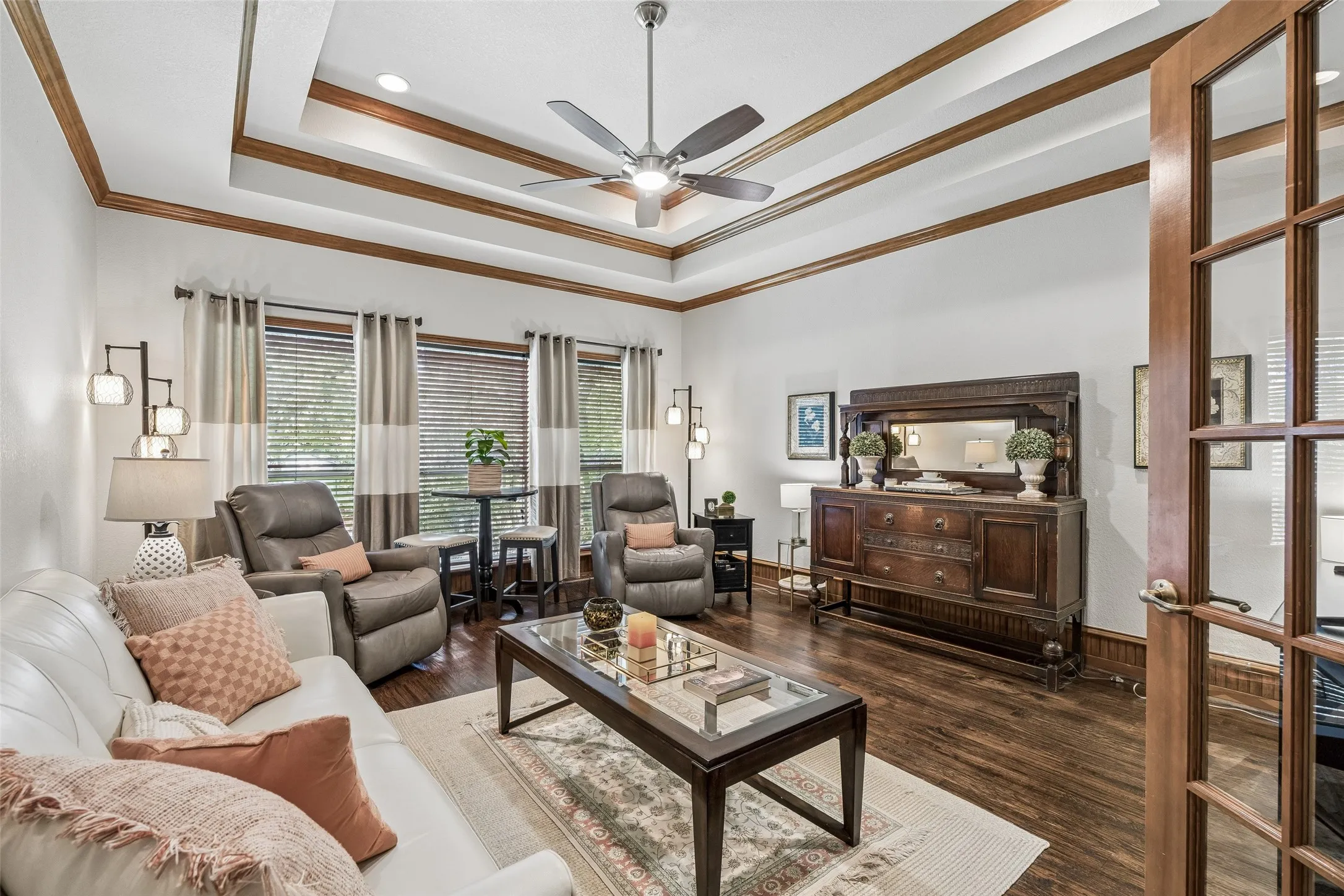 Upstairs living area or game room