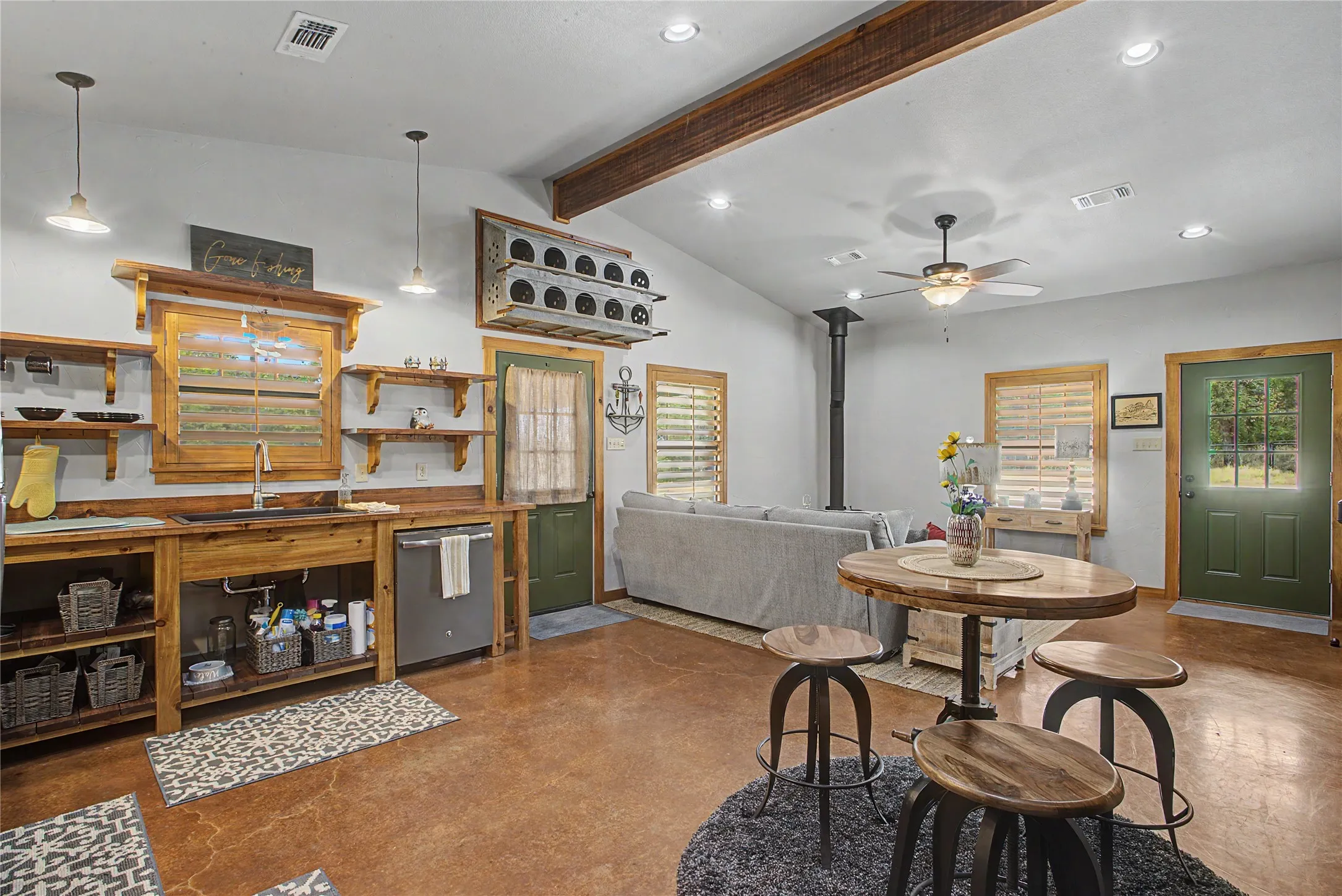Apartment - Kitchen, Dining & Living