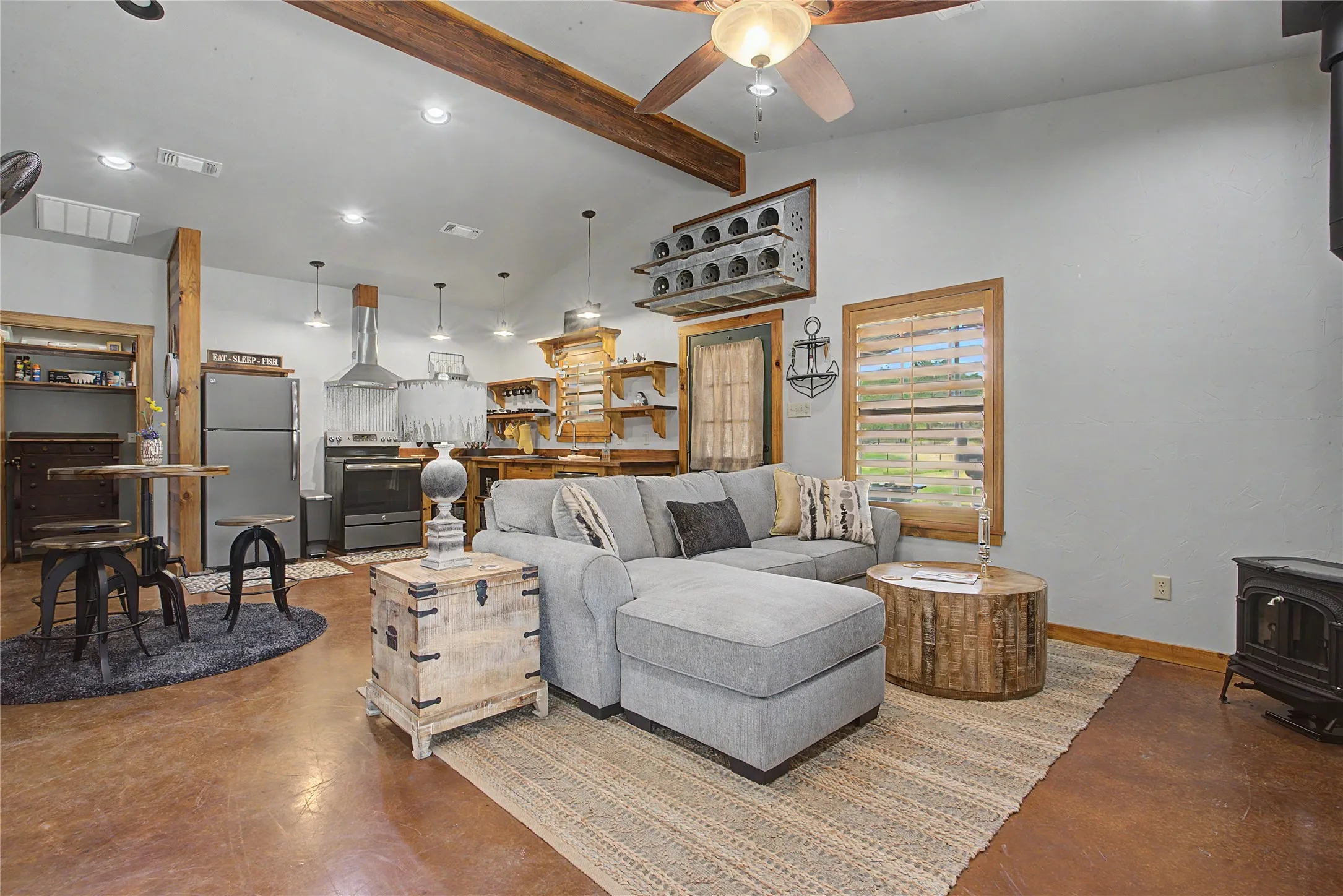 Apartment Living Room & Kitchen