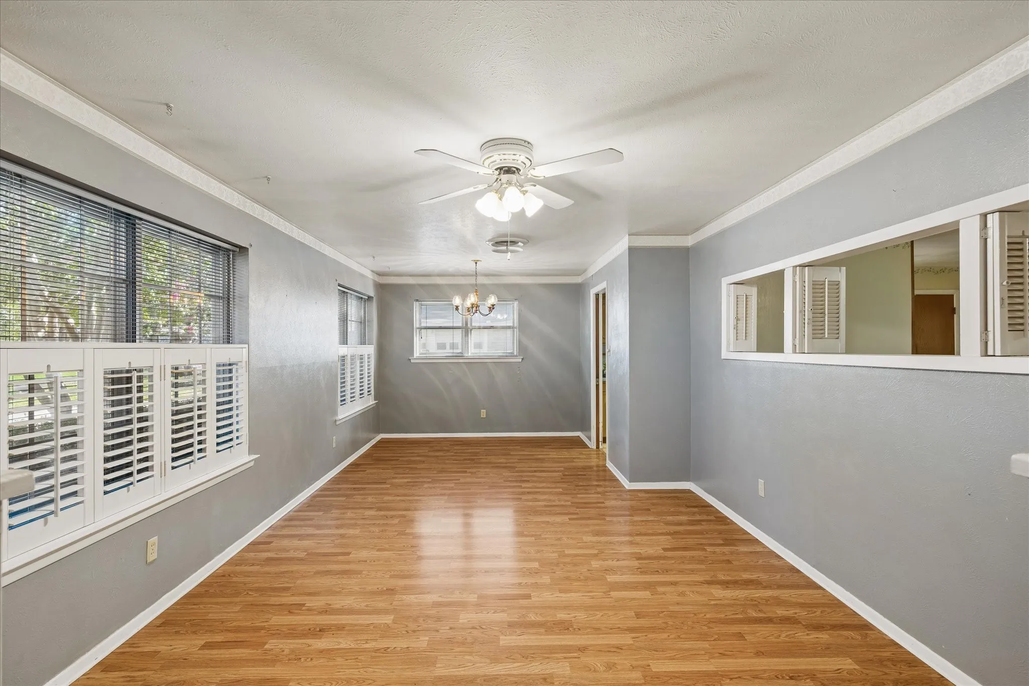 Open Living and Dining Area