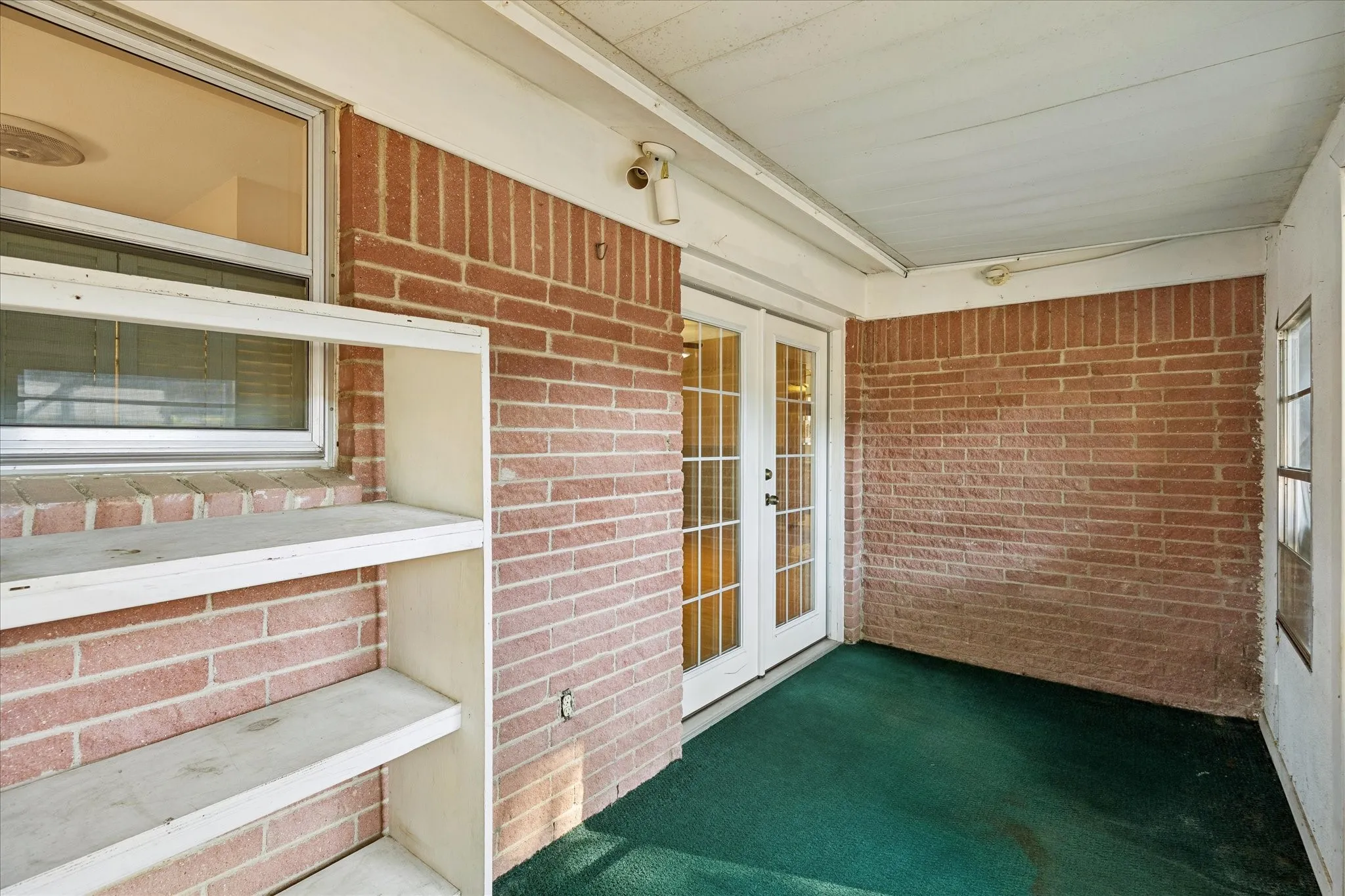 View of French Doors going into home
