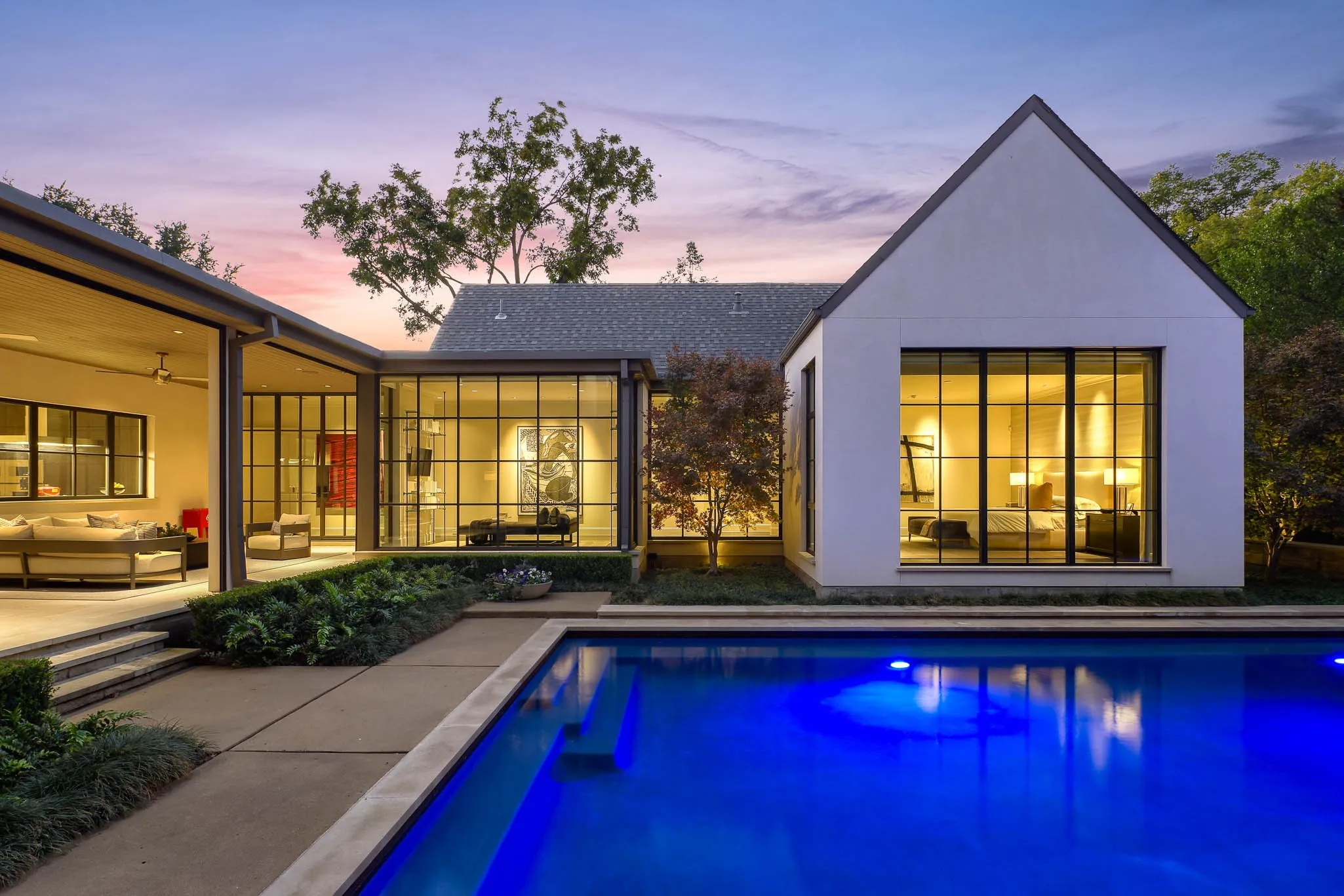 Pool at Dusk