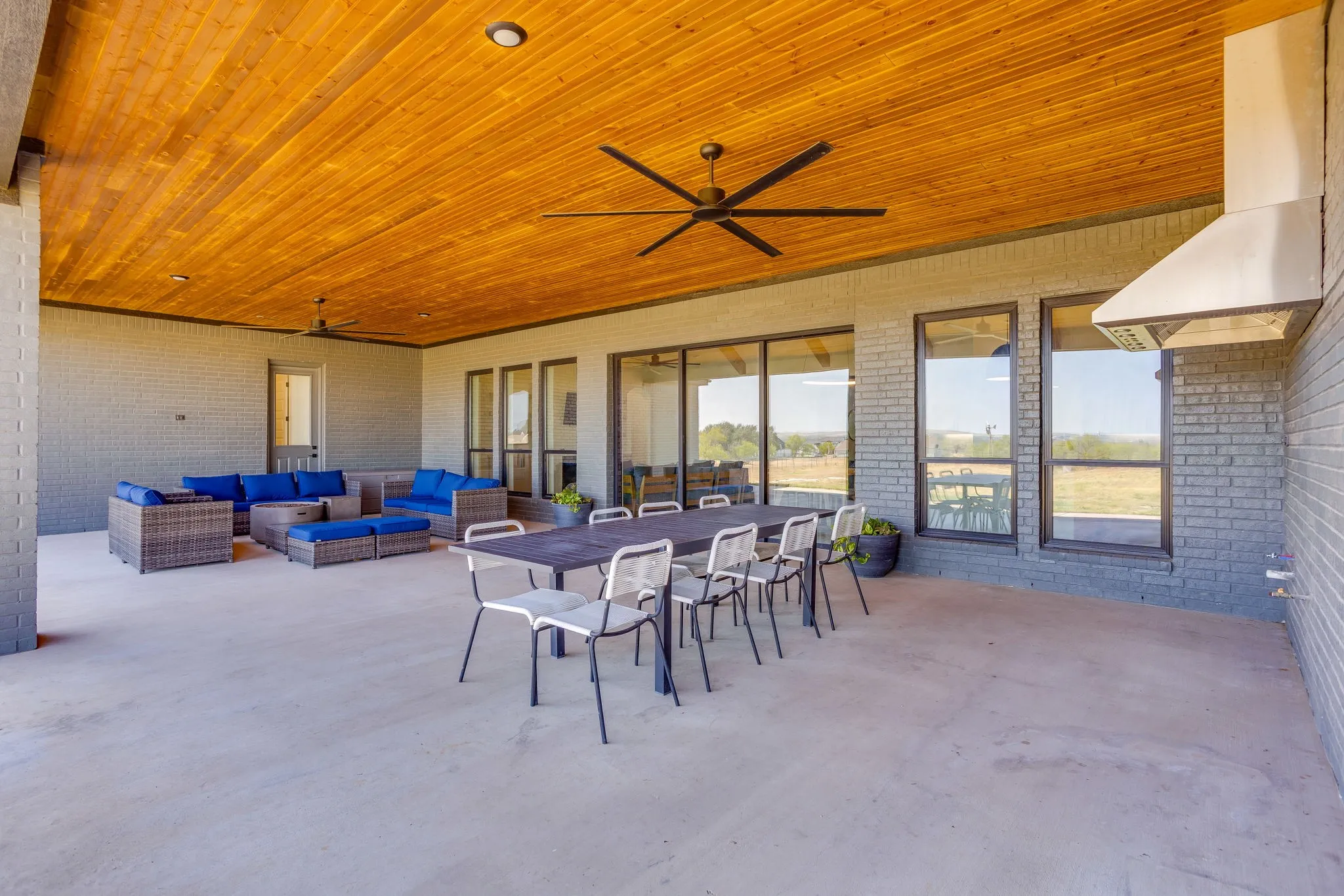 Check out this expansive patio area!  What a great place to entertain family & friends!!  Plus, the views are beautiful