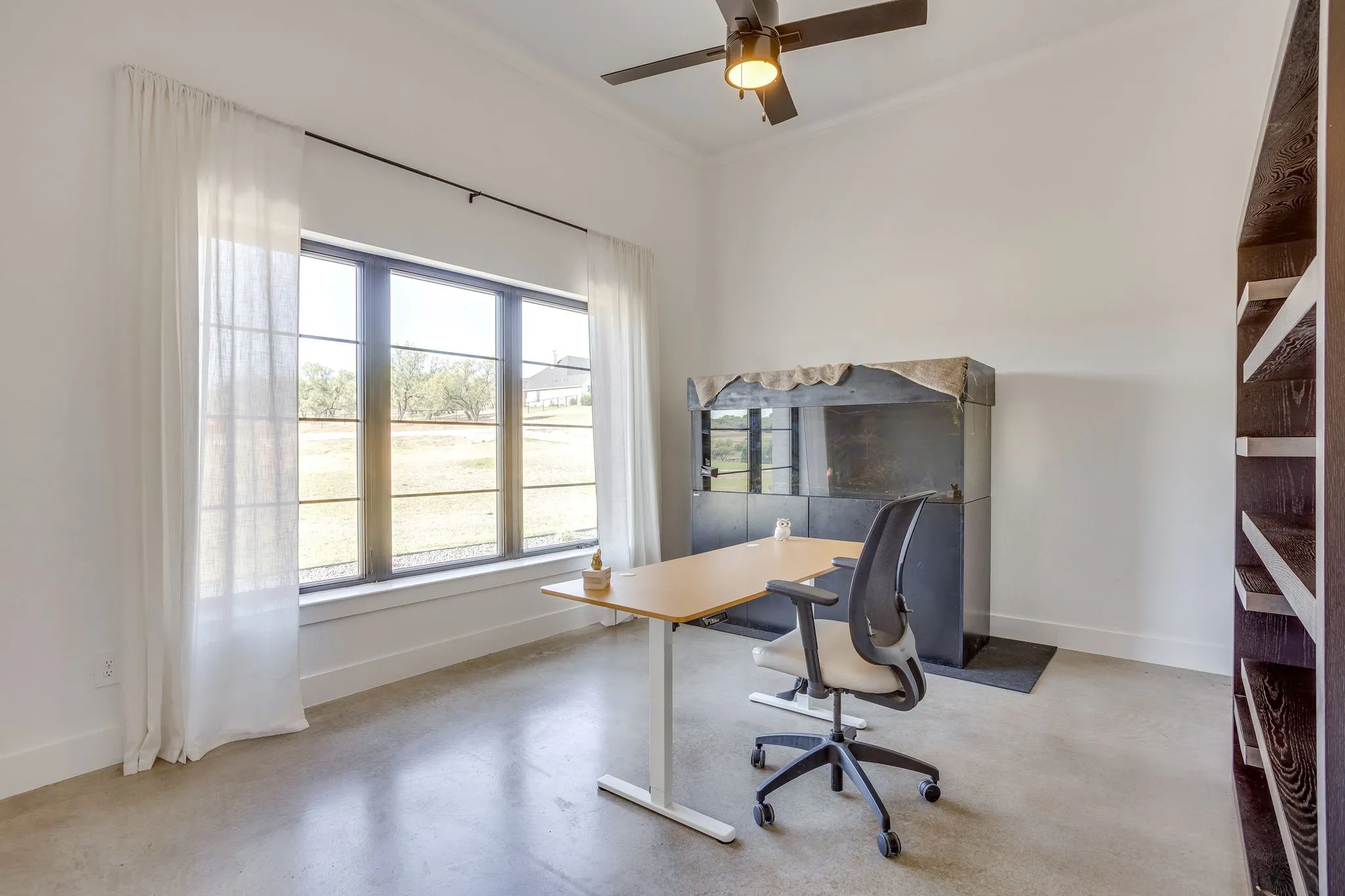 The spacious Study is located just off the entry at the front of the home.