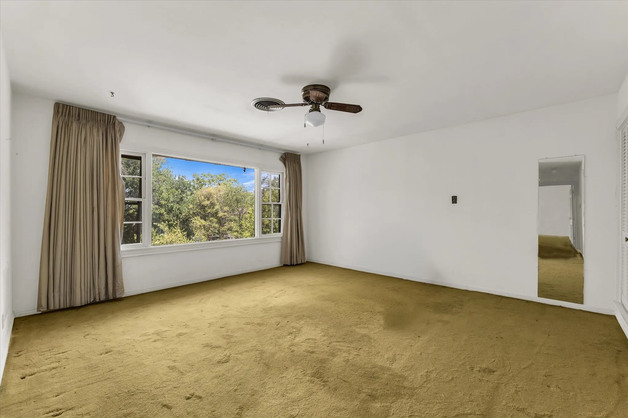 Upstairs; This was his side of master bedroom suite