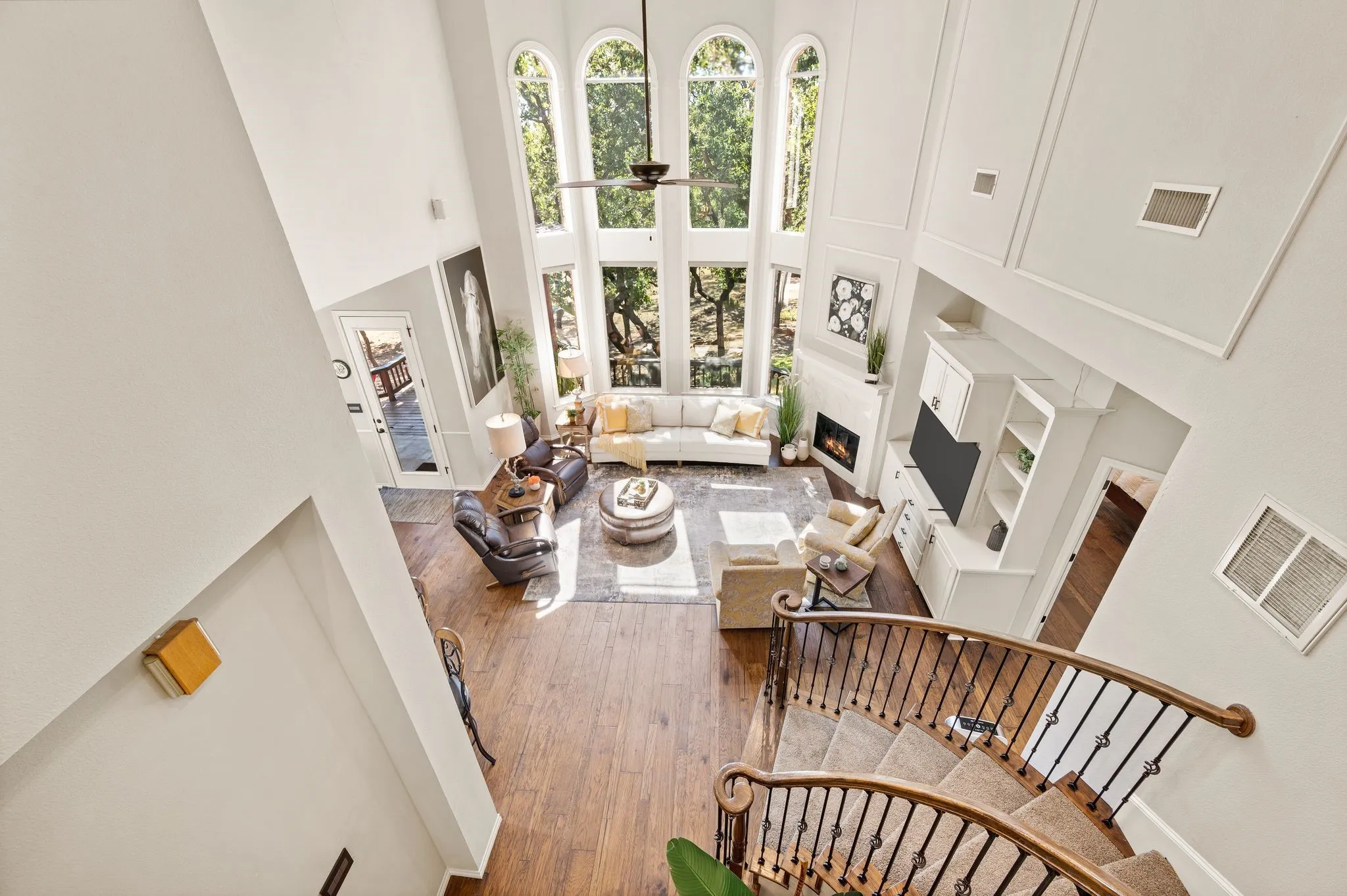 The view from upstairs