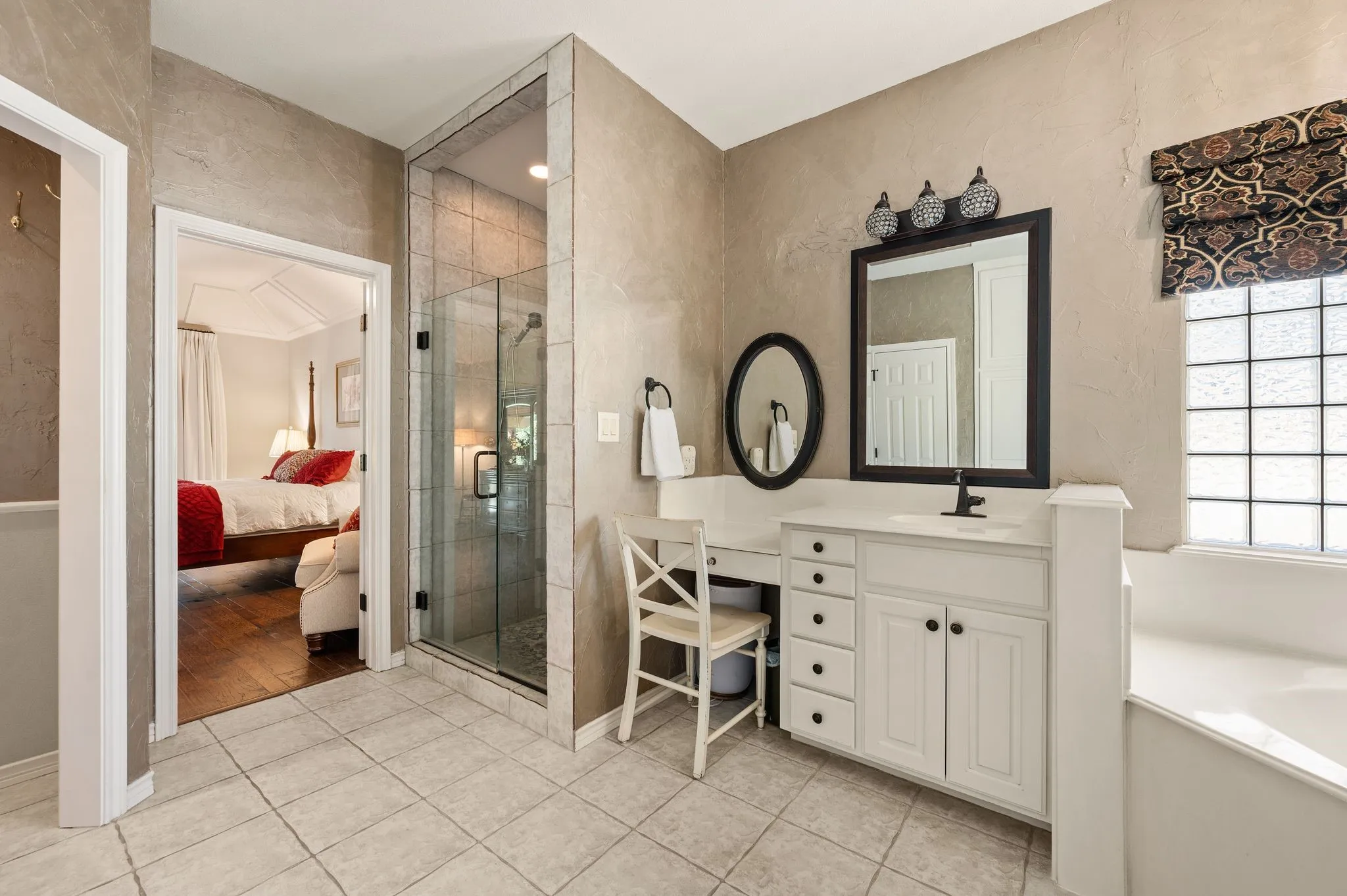 Double vanities!