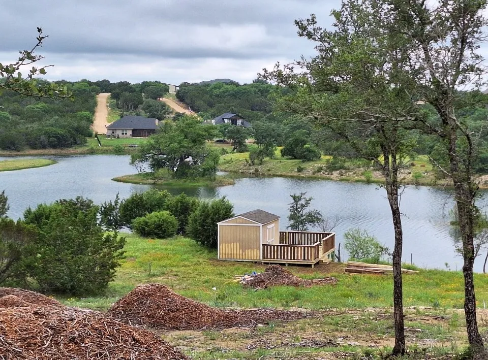 Property has been cleared of big brush