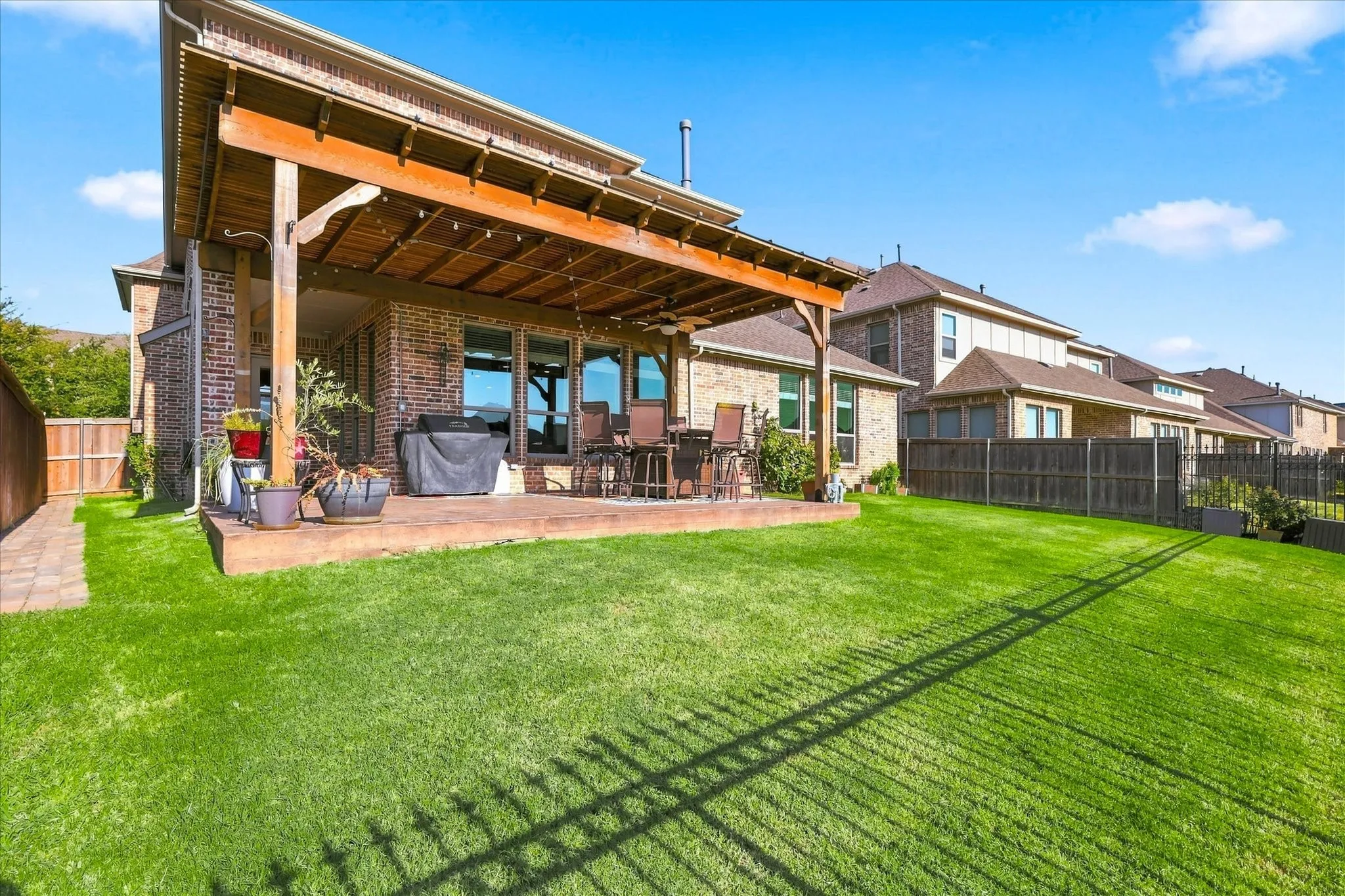 Plenty of yard space for activities and pets