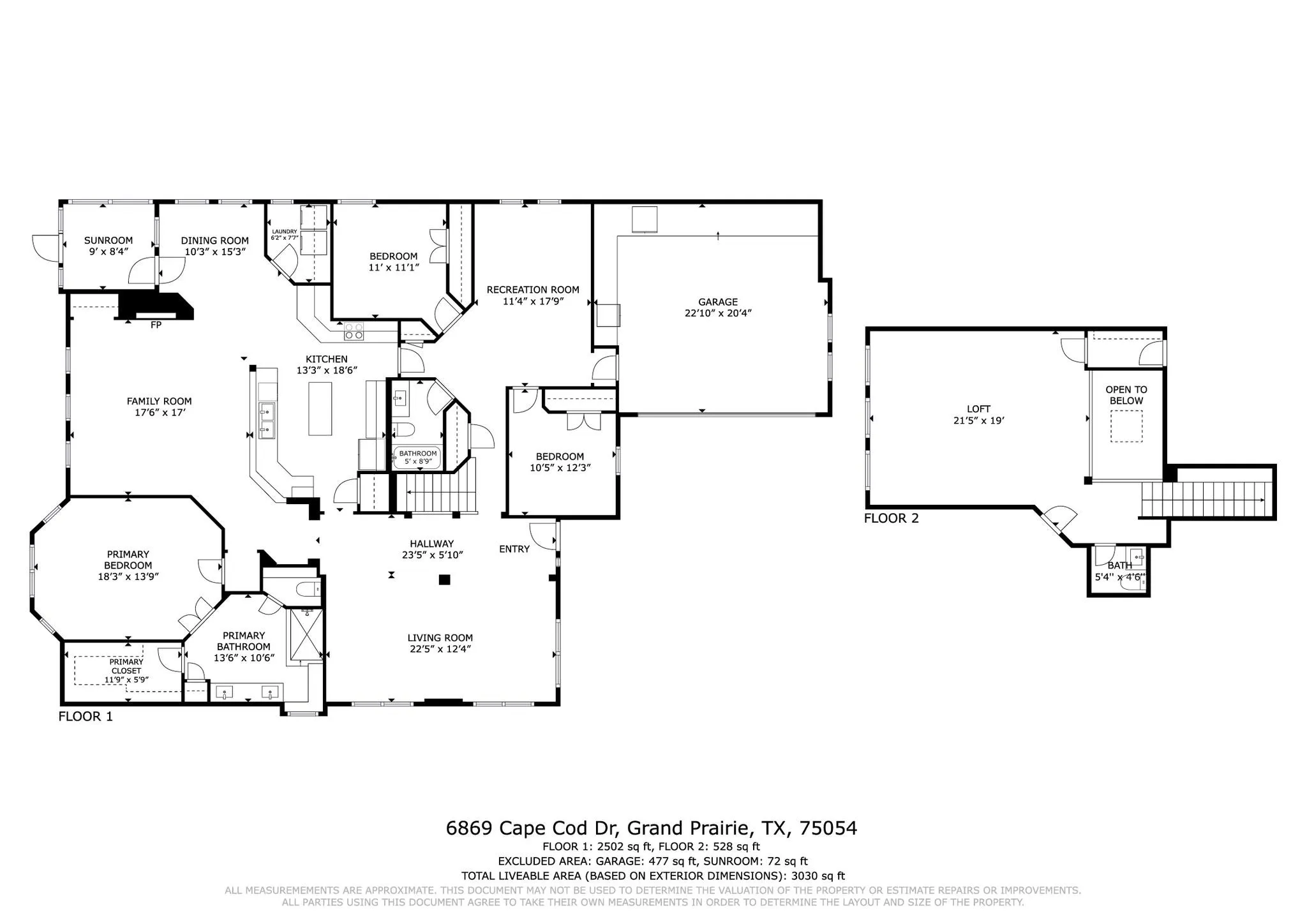 Single Family Residence For Sale in Tarrant County , 6869 Cape Cod Drive, Grand Prairie, Texas 75054, 3 Bedroom, 3 Bathroom, 2 Garage spaces, 2,983 Sqft, built in 2003, mls#21375469, Real Estate Agent in Grand Prairie, Homes For Sale in Tarrant county, Homes For Sale in Grand Prairie, Realtor in Grand Prairie Texas, Real Estate Brokerage Independent Realty Texas, Luminita Cordes Realtor