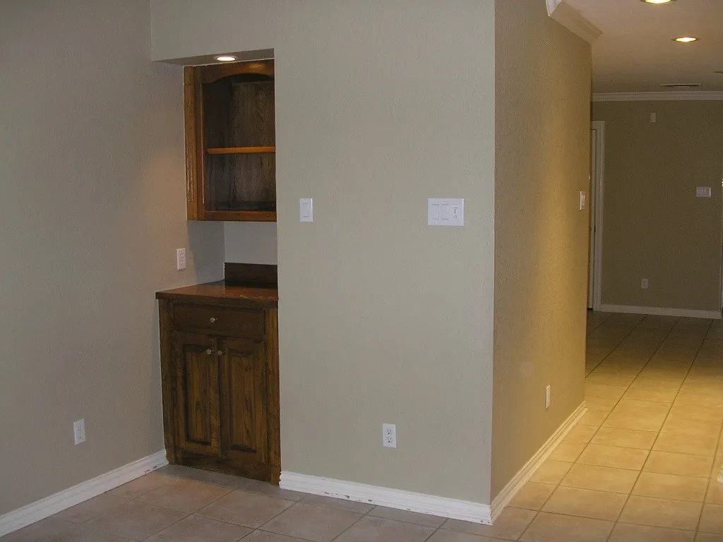 Bookcase and/or additional storage.