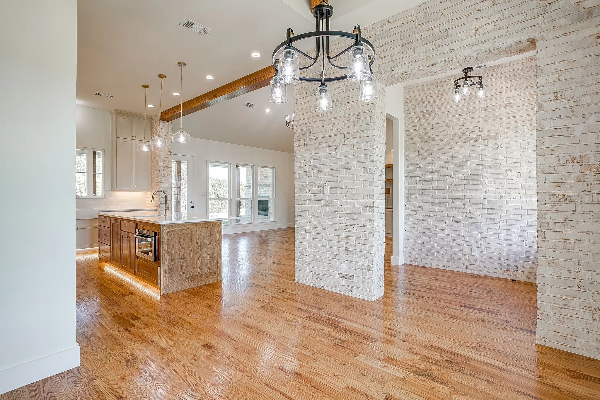 Dining room looking at kitchen