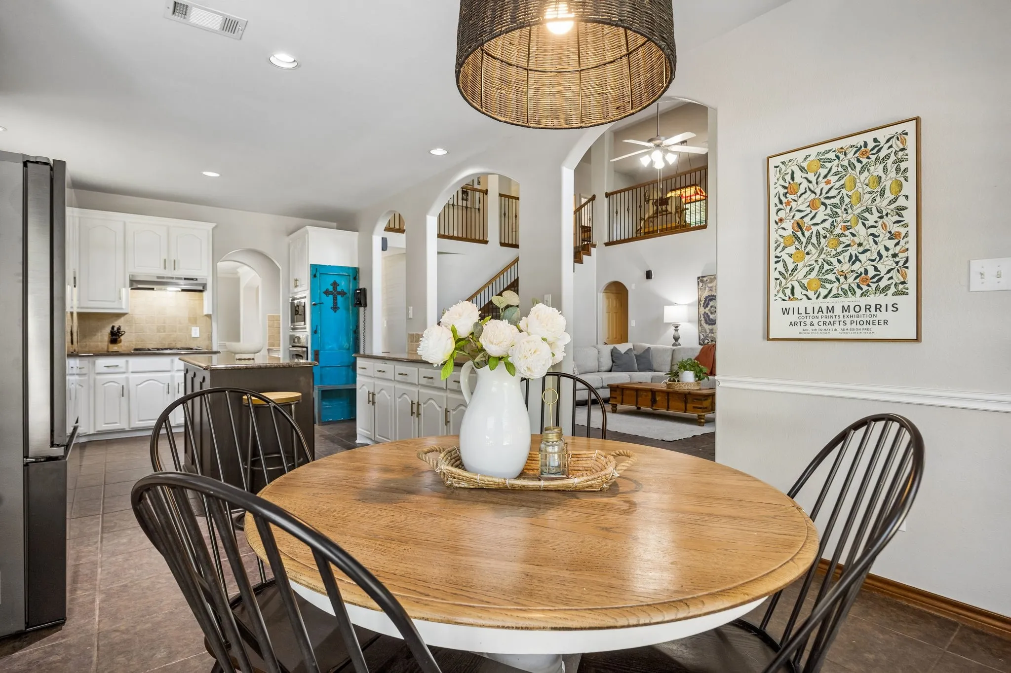 Connected Yet Defined - The breakfast area flows naturally between the kitchen and family room, giving the main living spaces an open feel while each area maintains its own distinct purpose.