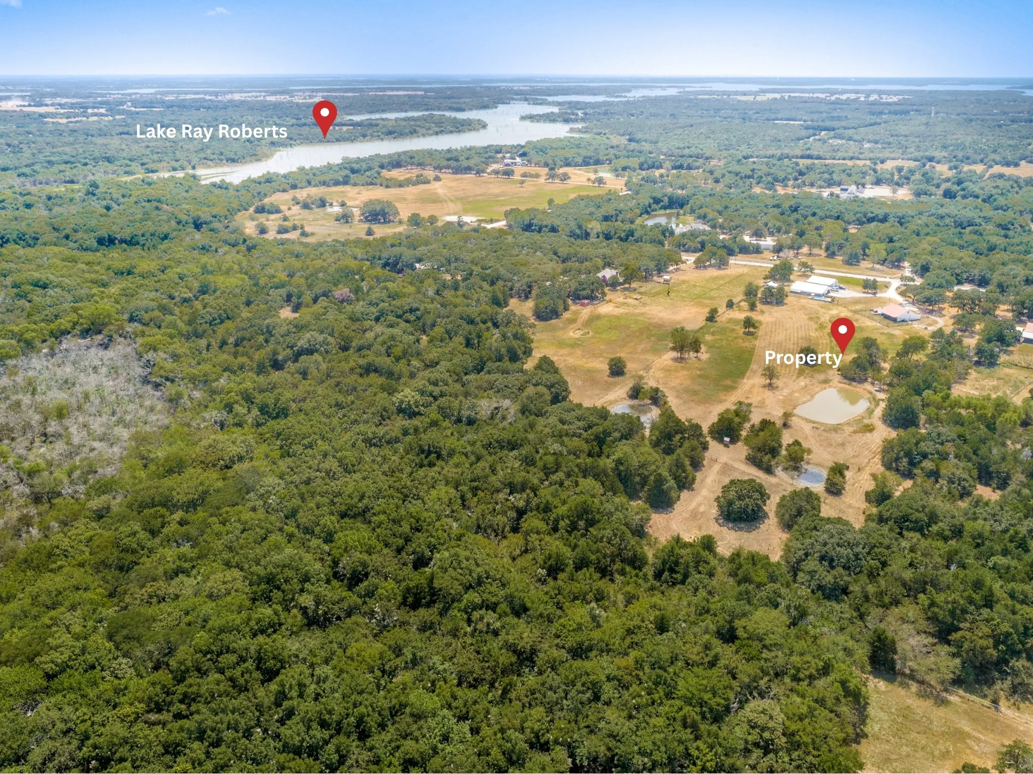 Gorgeous property near Lake Ray Roberts