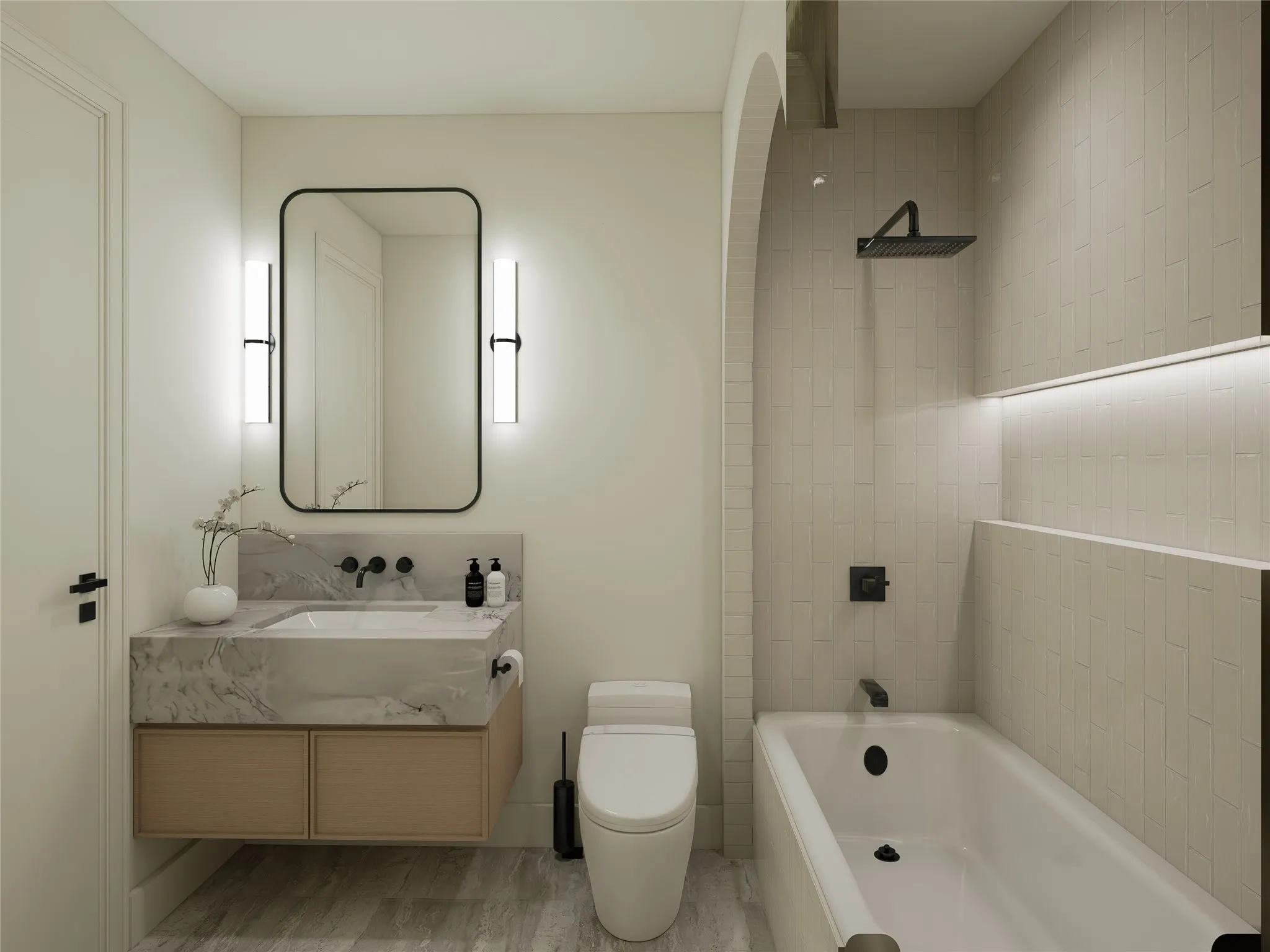 Apartment bath