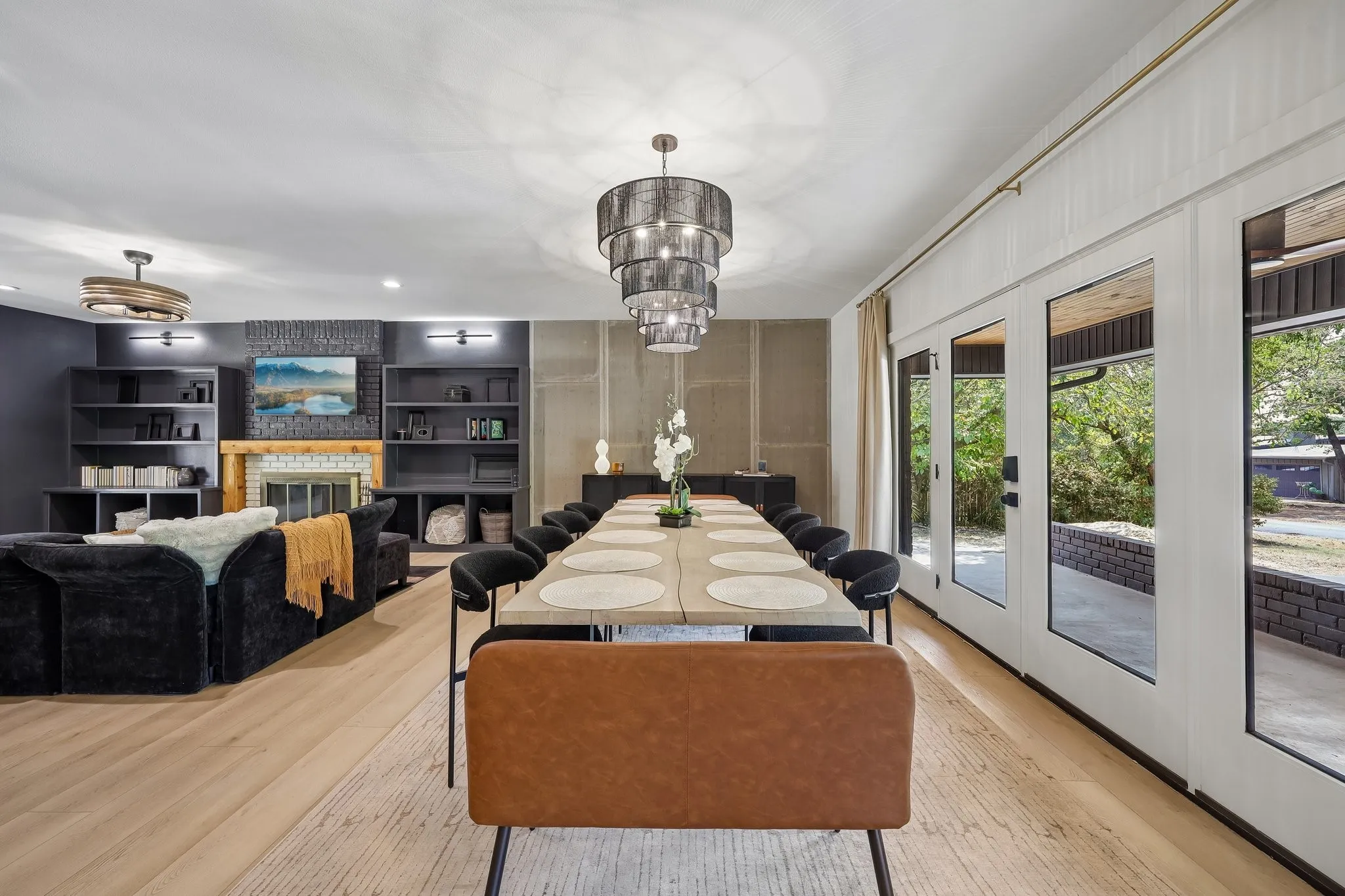 Luxury vinyl is the perfect low maintenance flooring for a lake house. You will love it!