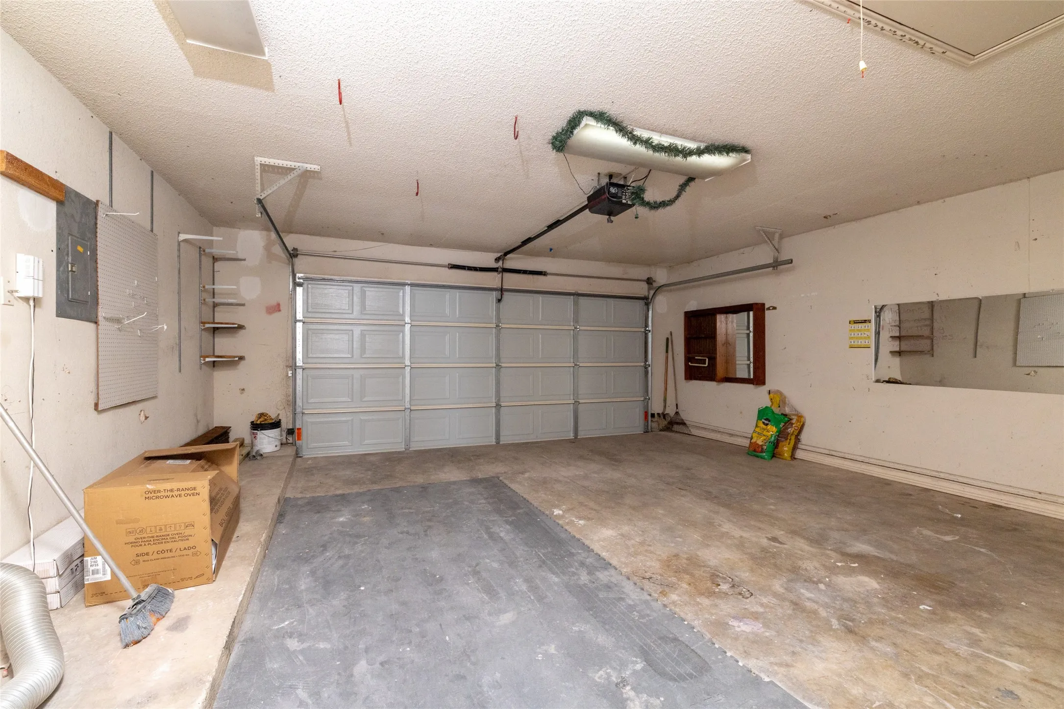 Two car garage