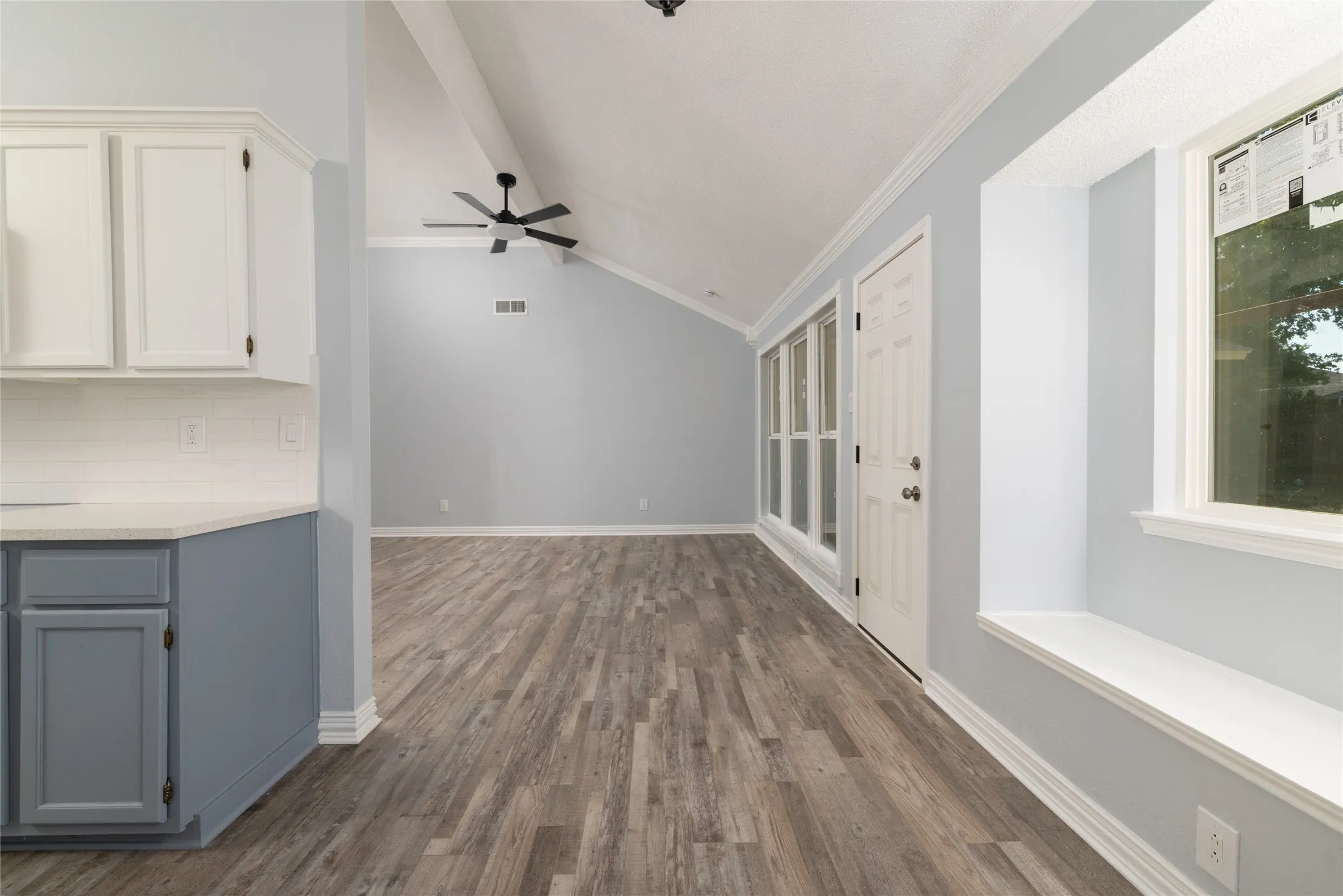 LR, Dining and Kitchen