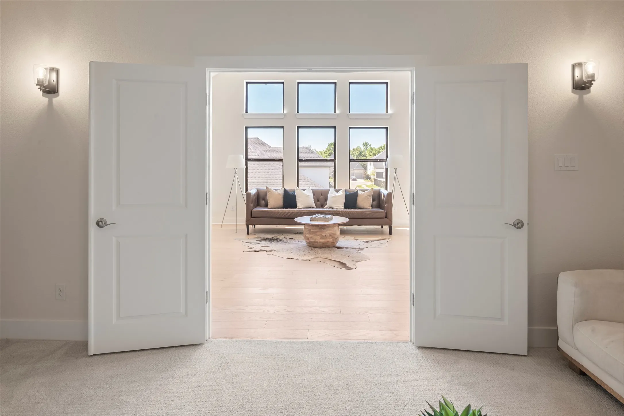 From the media room to the living loft area.