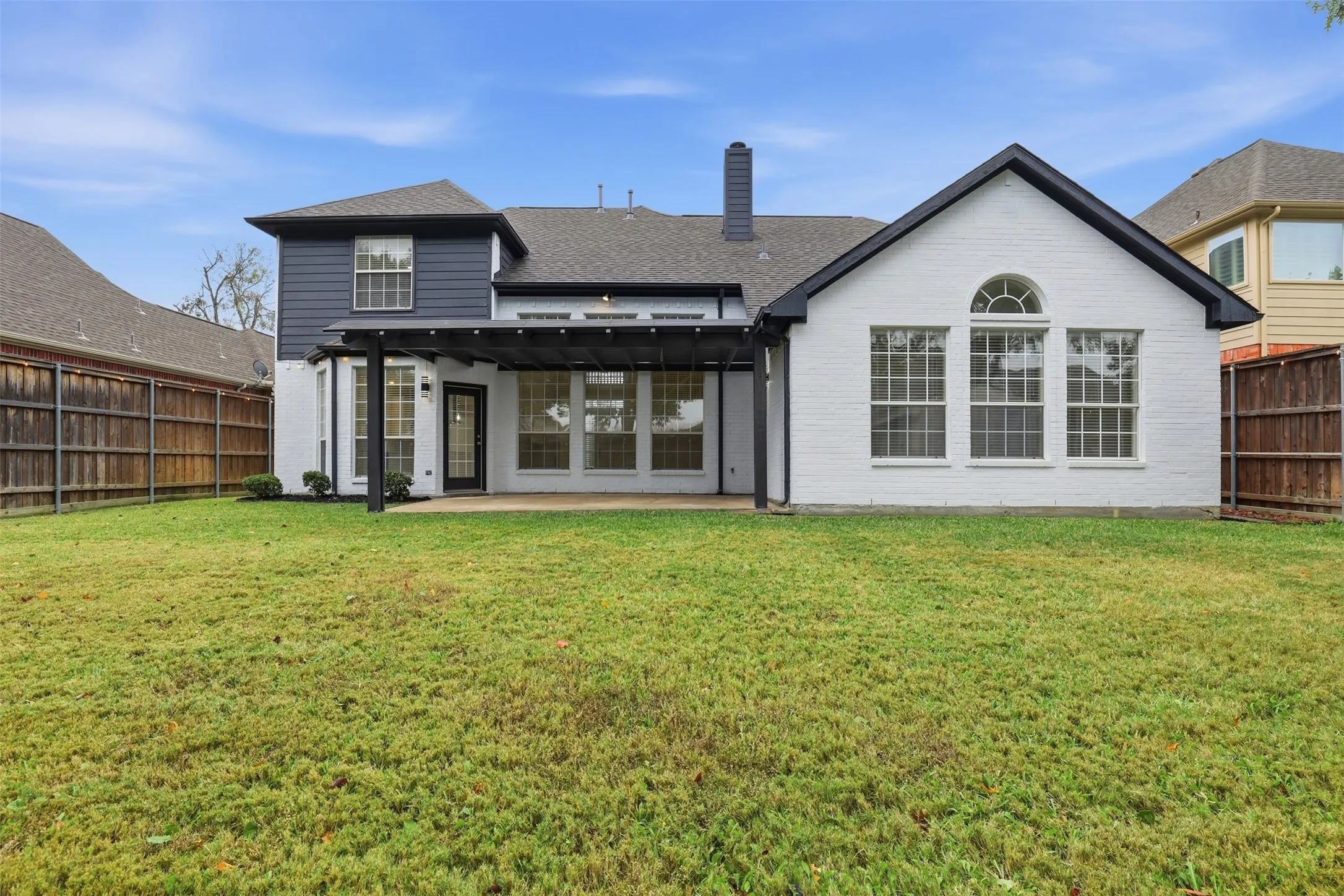 Large backyard with endless possibilities