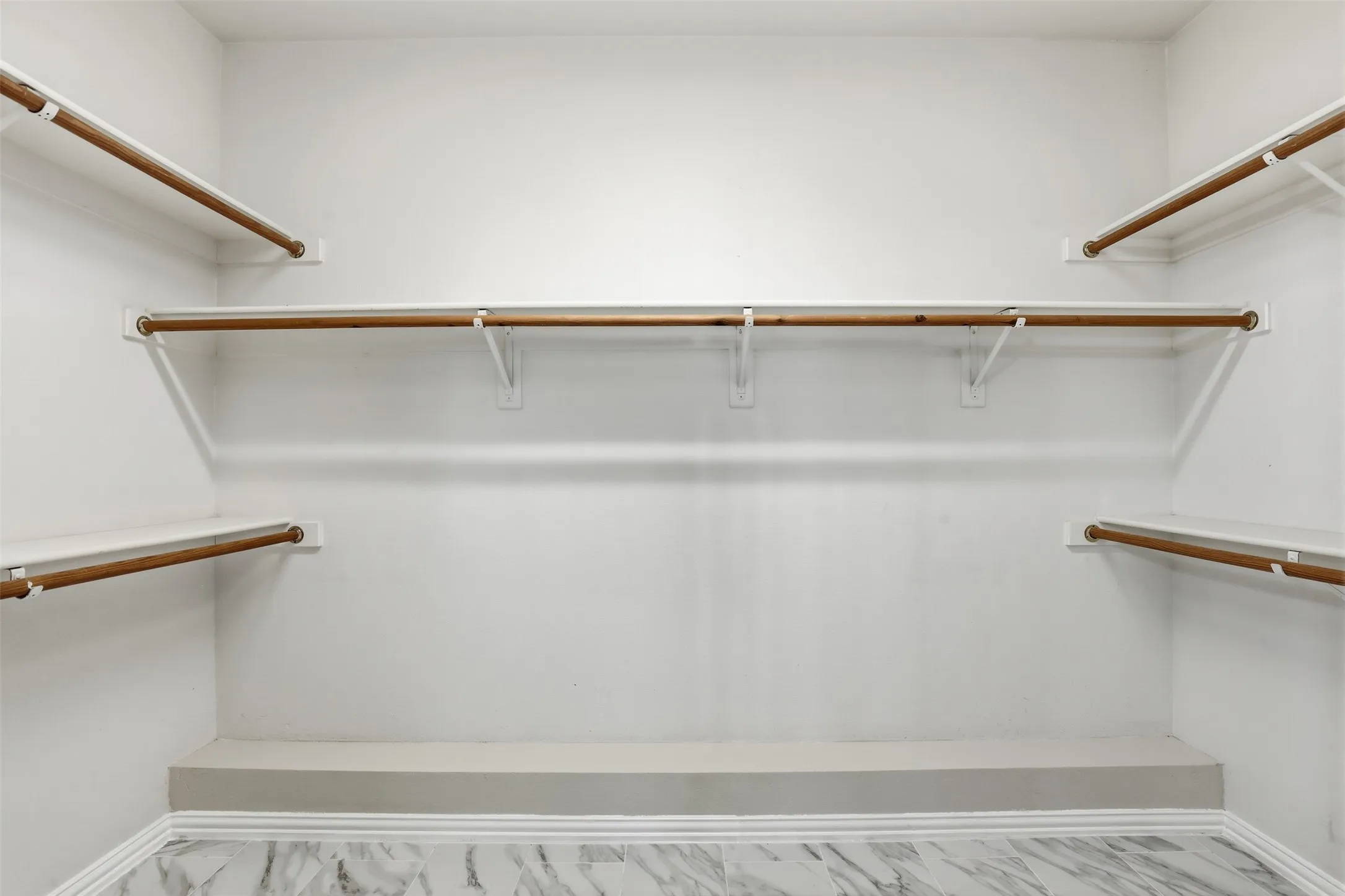walk-in closet in primary