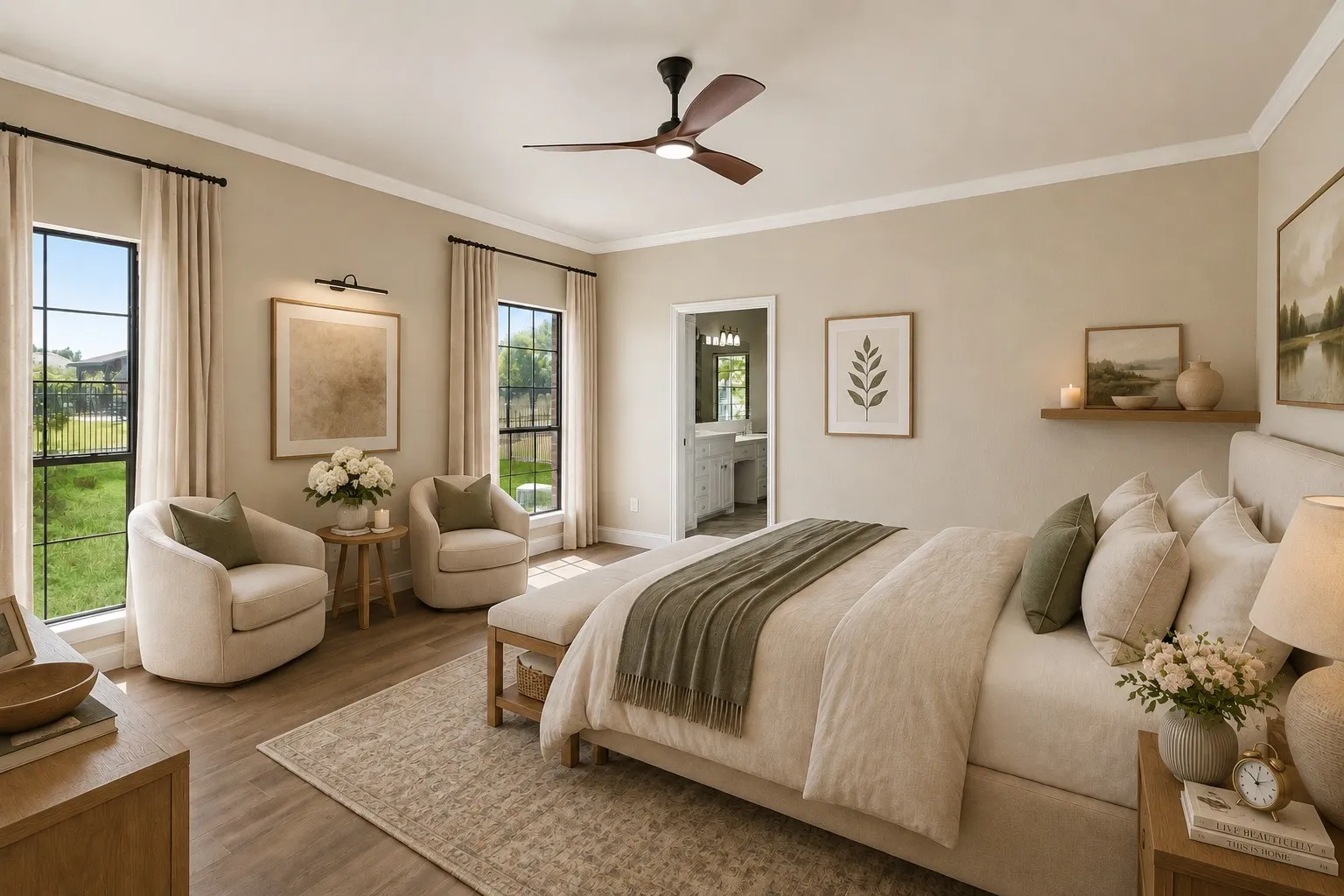 Primary Bedroom—Virtually Staged
