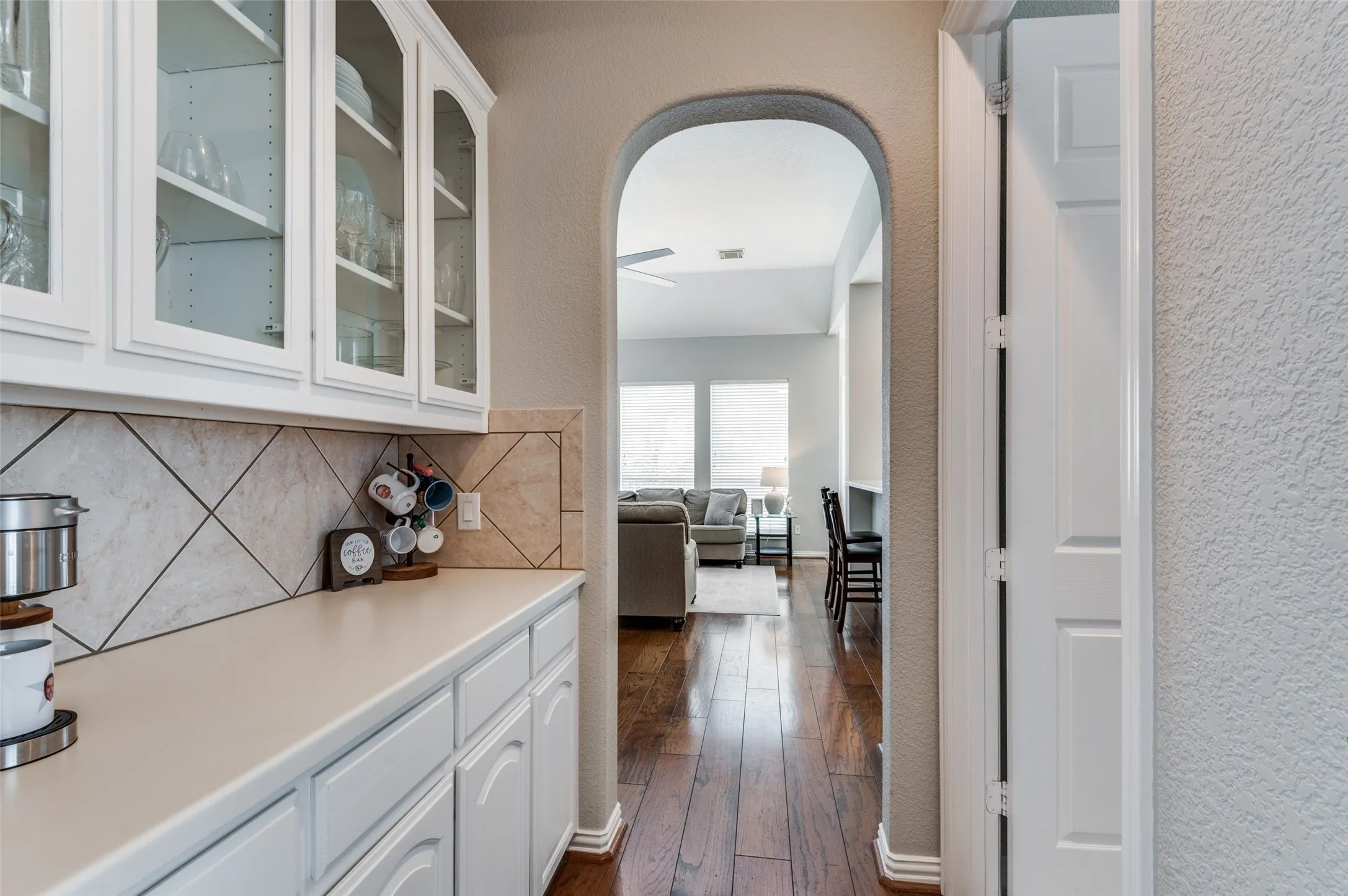 Butler's pantry off dining room