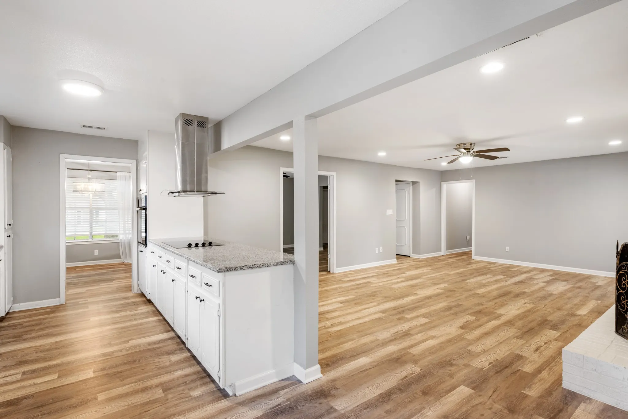 Great sightlines to help feel connected!