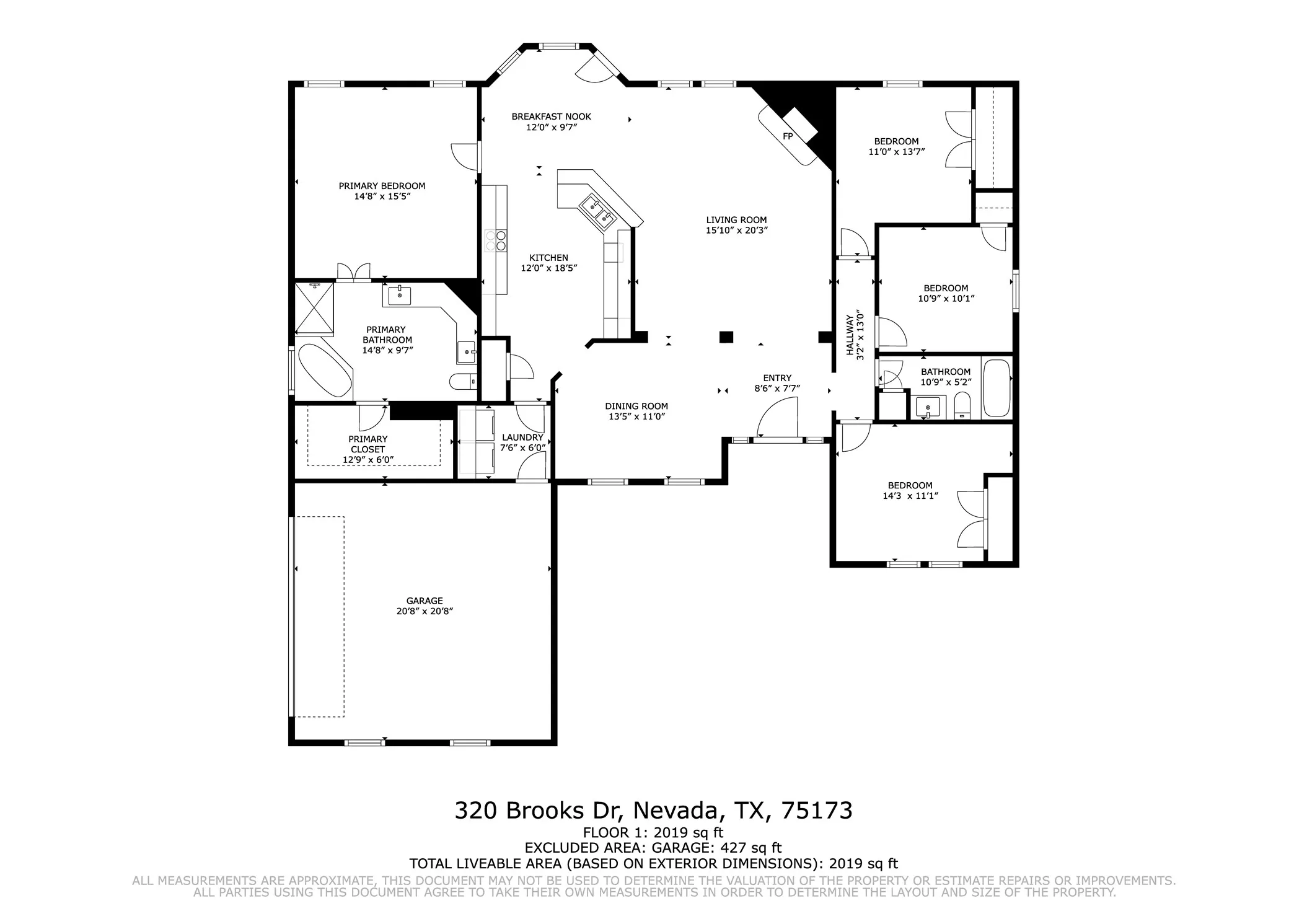 Single Family Residence For Sale in Collin County , 320 Brooks Drive, Nevada, Texas 75173, 4 Bedroom, 2 Bathroom, 2 Garage spaces, 2,094 Sqft, built in 2009, mls#21372234, Real Estate Agent in Nevada, Homes For Sale in Collin county, Homes For Sale in Nevada, Realtor in Nevada Texas, Real Estate Brokerage Independent Realty Texas, Luminita Cordes Realtor