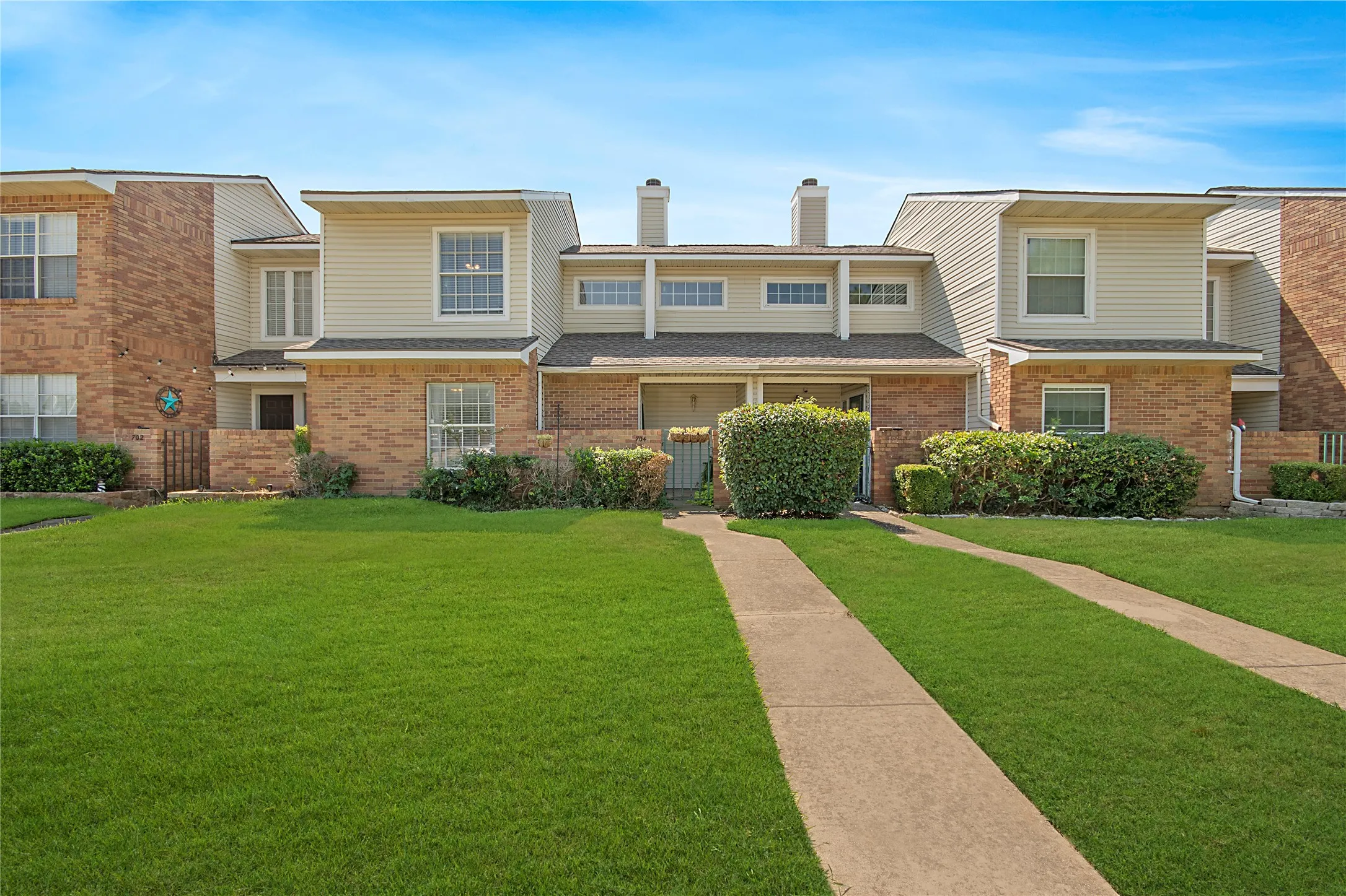 Front of Townhome