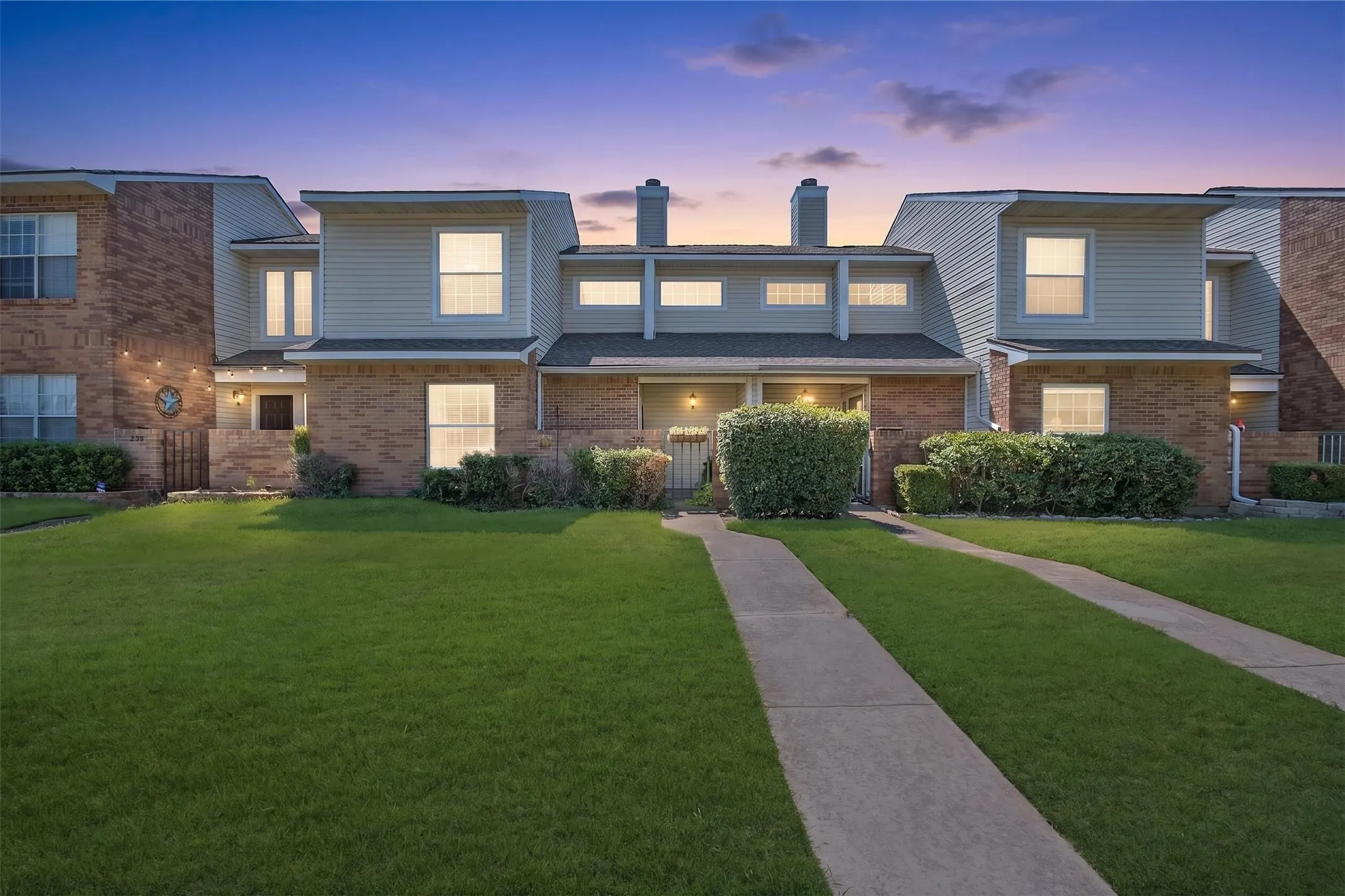 Front of Townhome