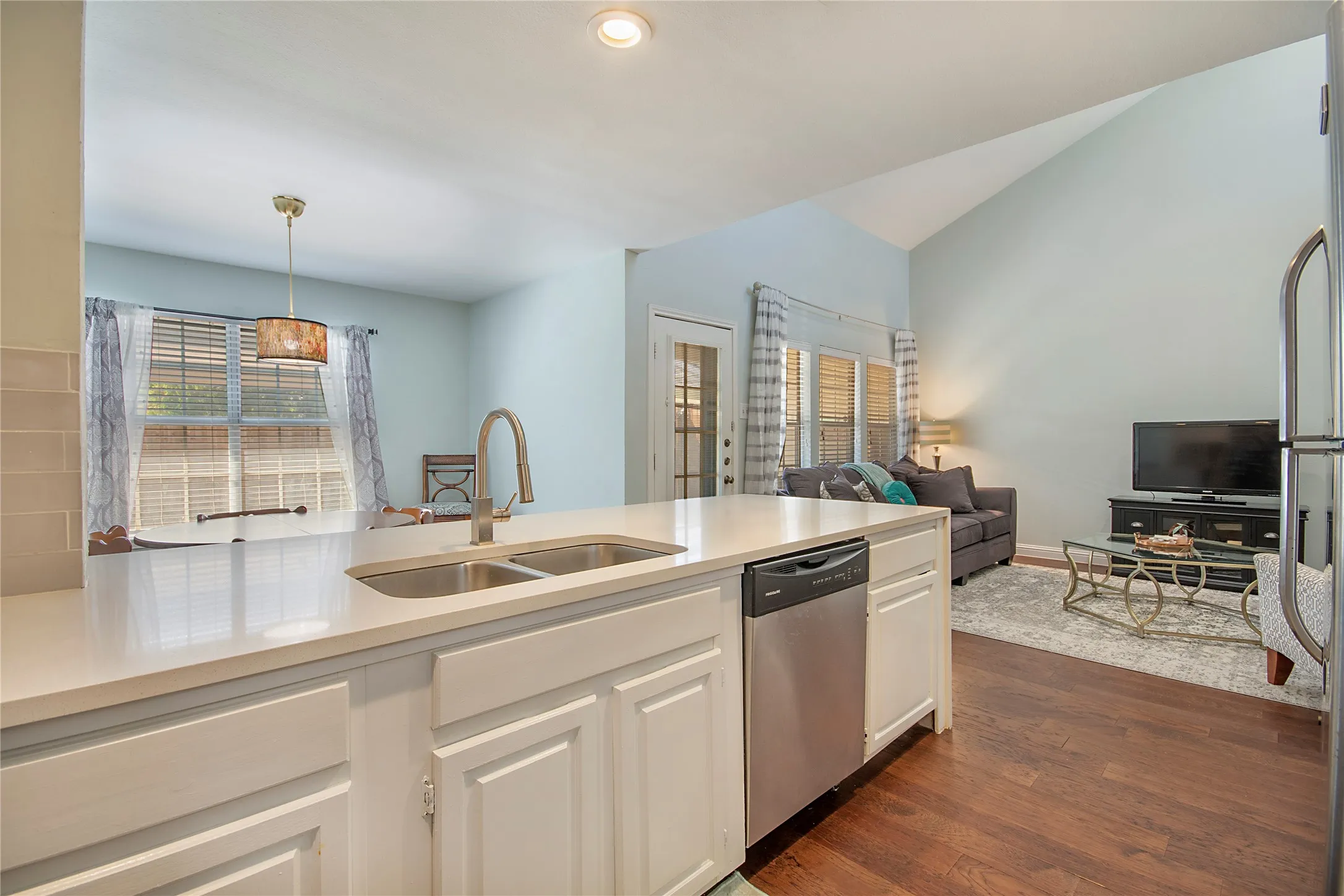 Kitchen & Living Room