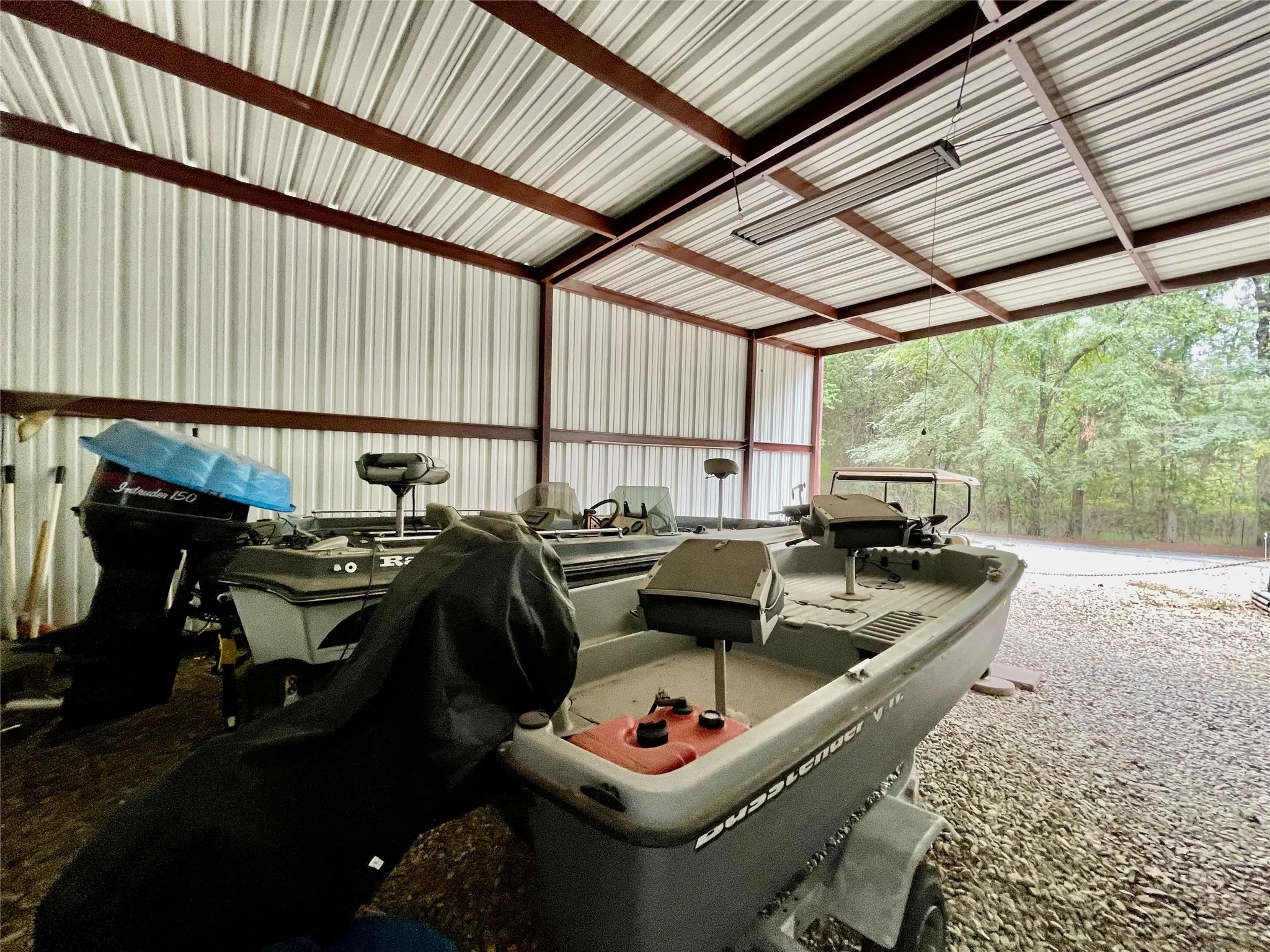 View of carport