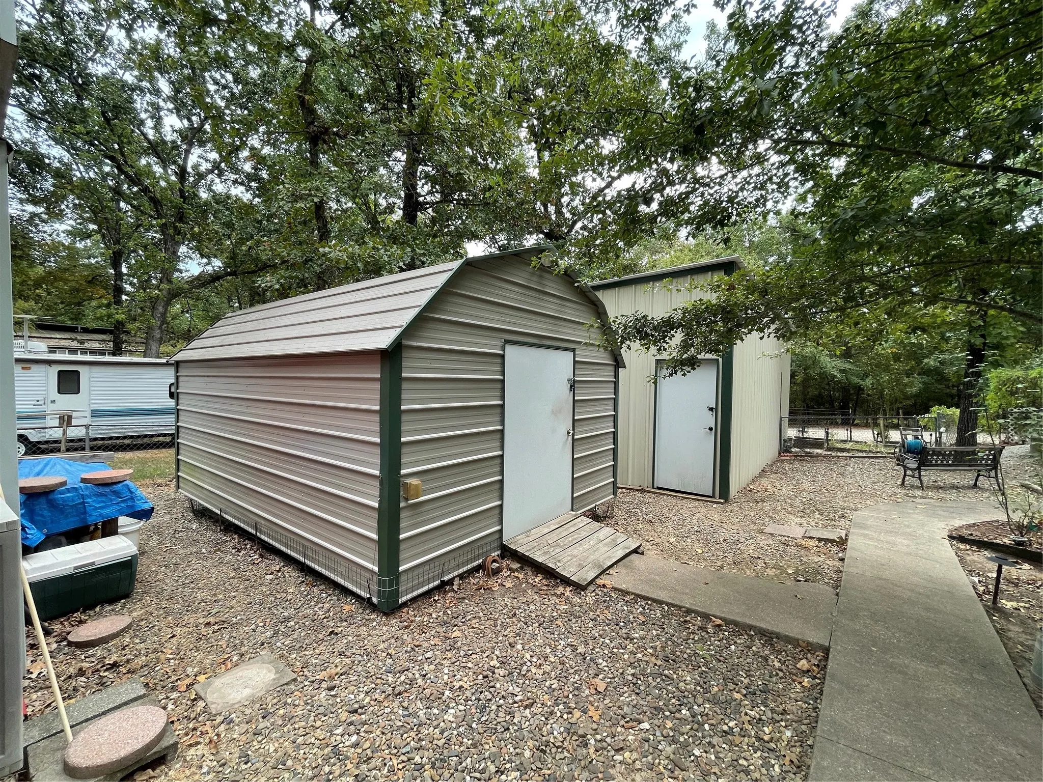 View of outdoor structure