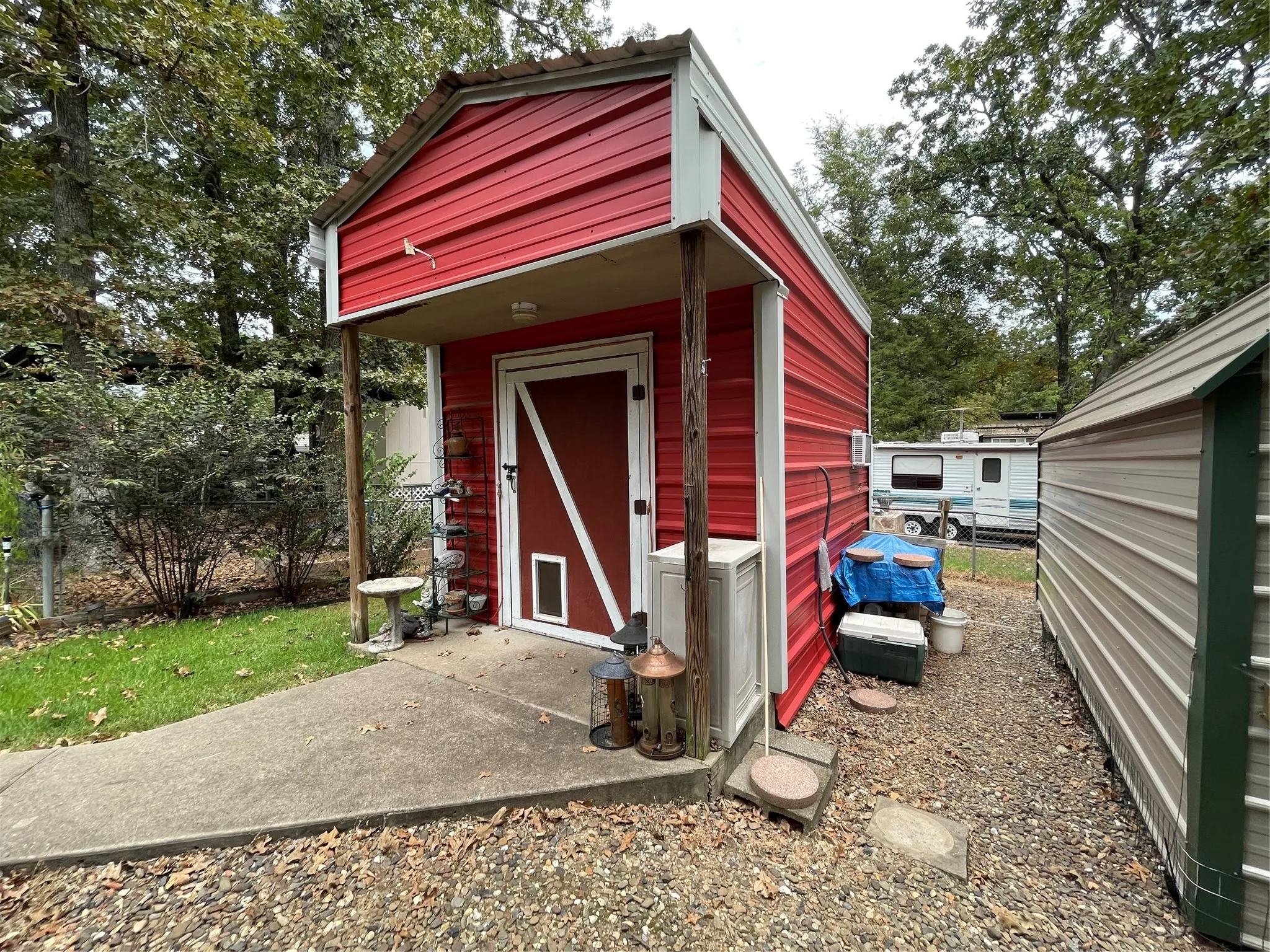 View of outdoor structure