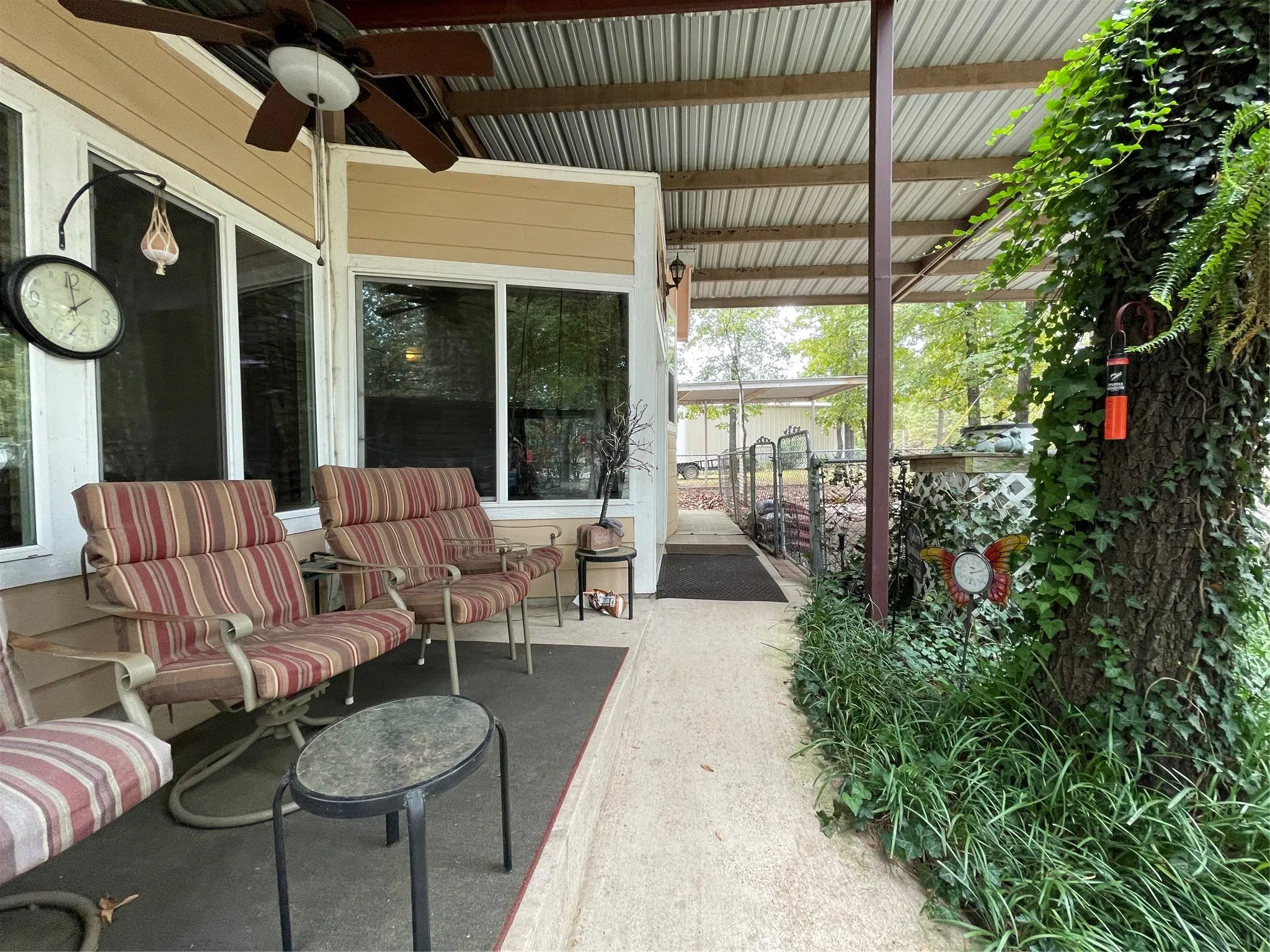 View of patio
