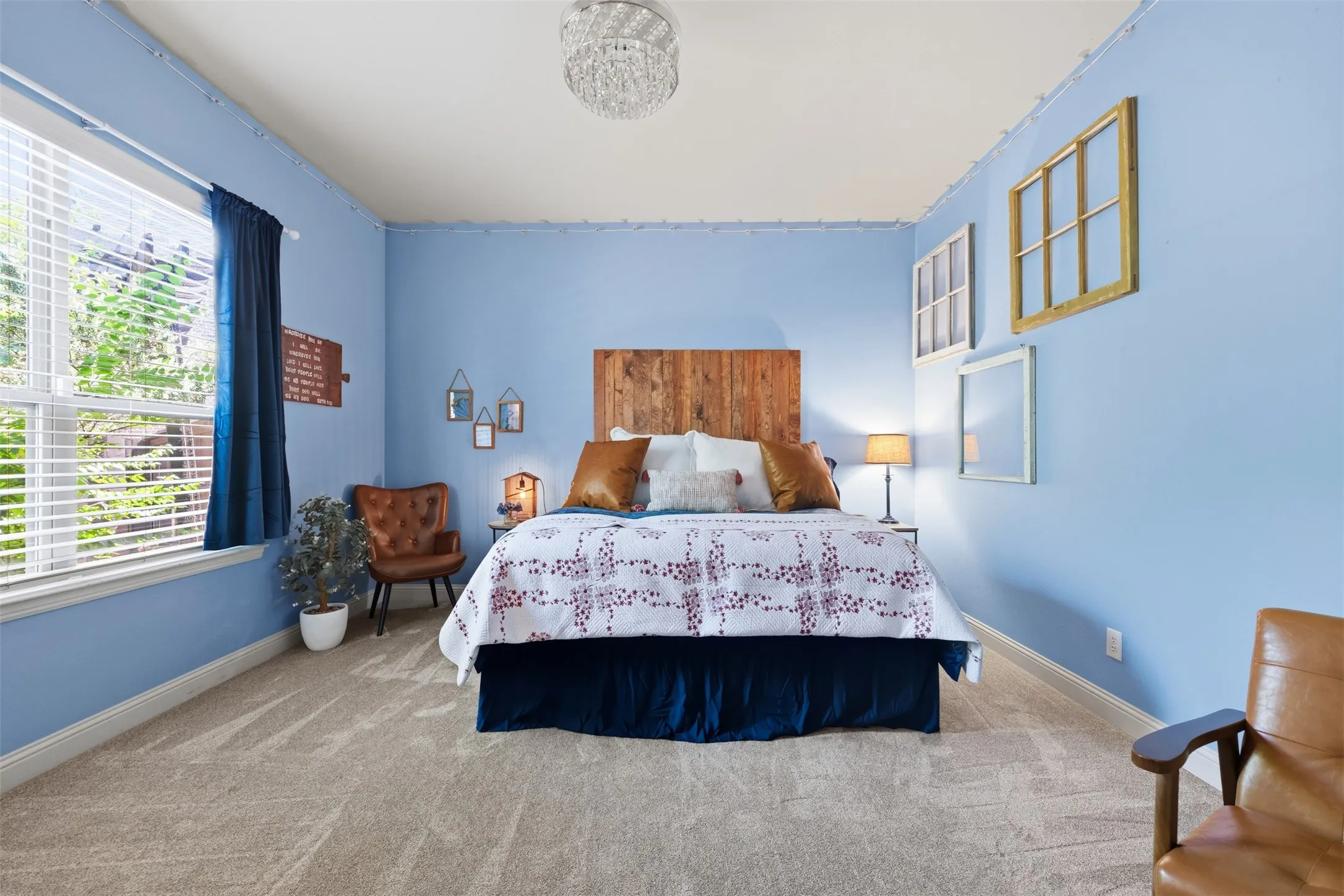 Large third bedroom with room for desk and sitting area