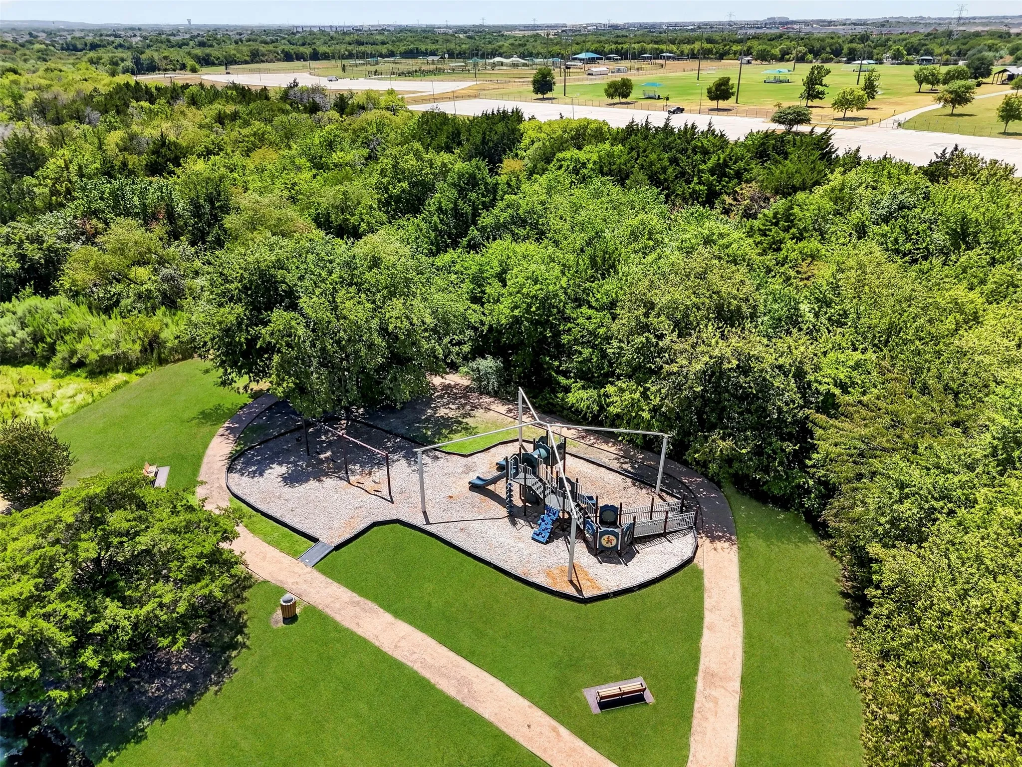 Waterford Park community features two stocked, private fishing ponds, a playground and sidewalks