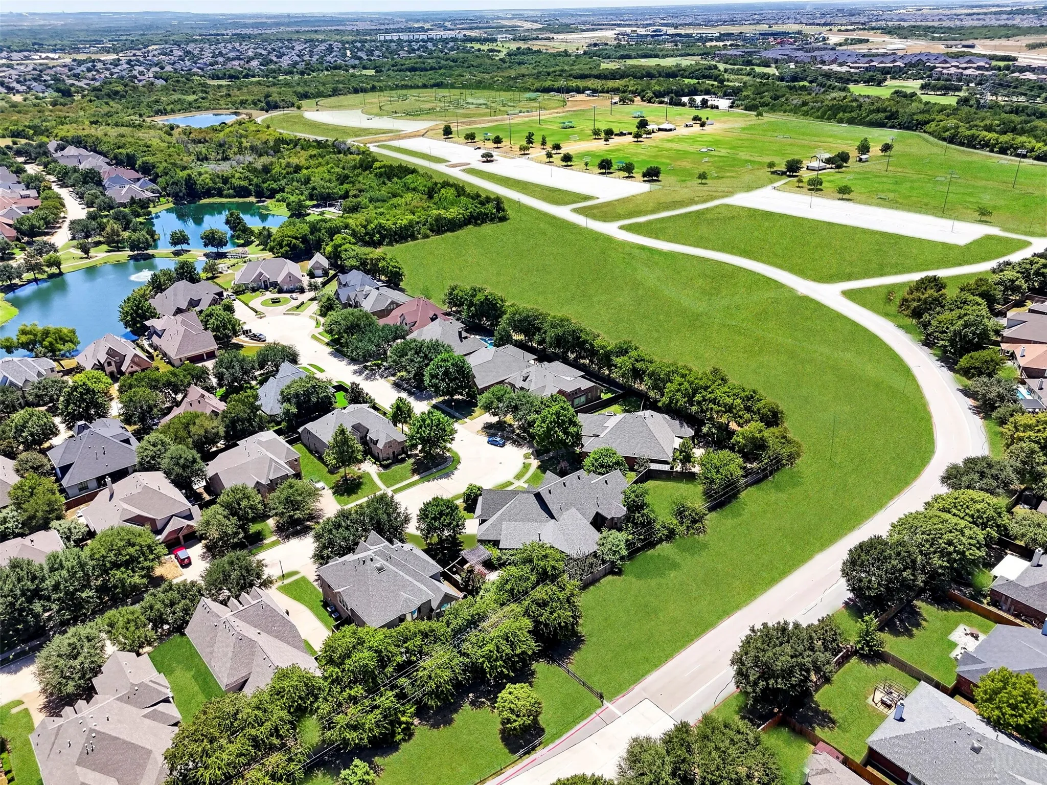 No back yard neighbors and a private gate that leads to Skinner Sports Complex