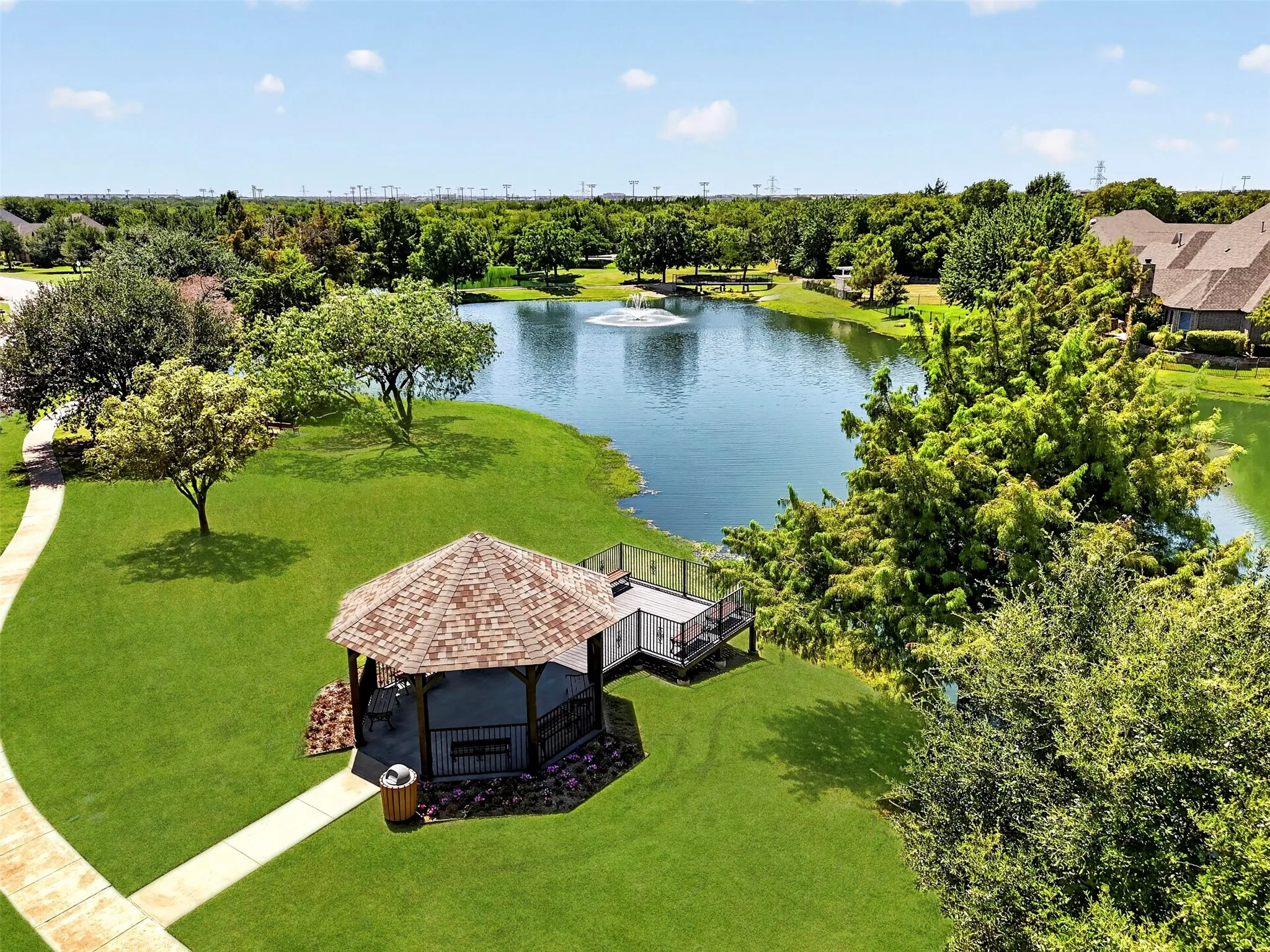 Waterford Park community features two stocked, private fishing ponds, a playground and sidewalks