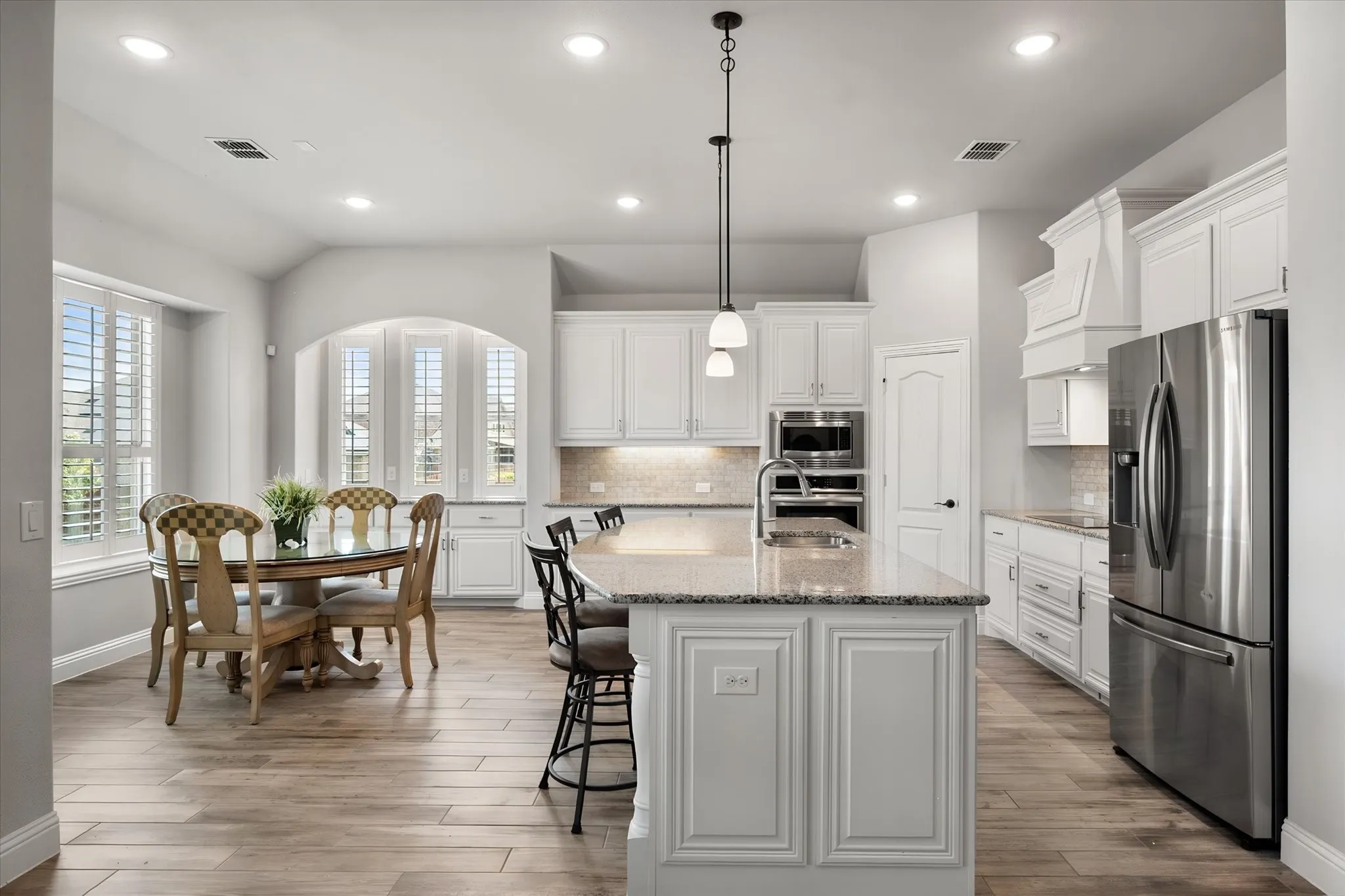 Plenty of cabinets and storage