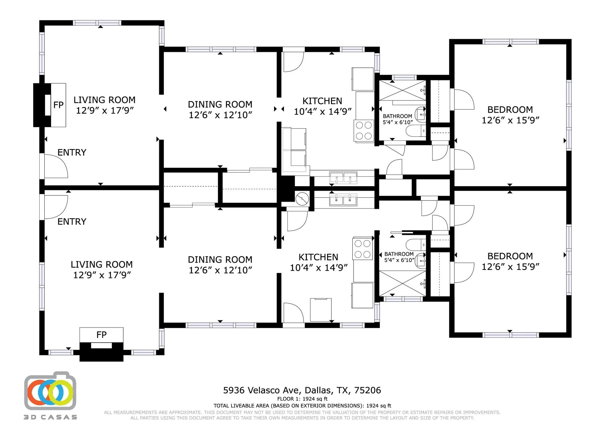 Duplex For Rent in Dallas County , 5934 Velasco Avenue, Dallas, Texas 75206, 1 Bedroom, 1 Bathroom, Garage spaces, 932 Sqft, built in 1926, mls#21351309, Real Estate Agent in Dallas, Homes For Rent in Dallas county, Homes For Rent in Dallas, Realtor in Dallas Texas, Real Estate Brokerage Independent Realty Texas, Luminita Cordes Realtor