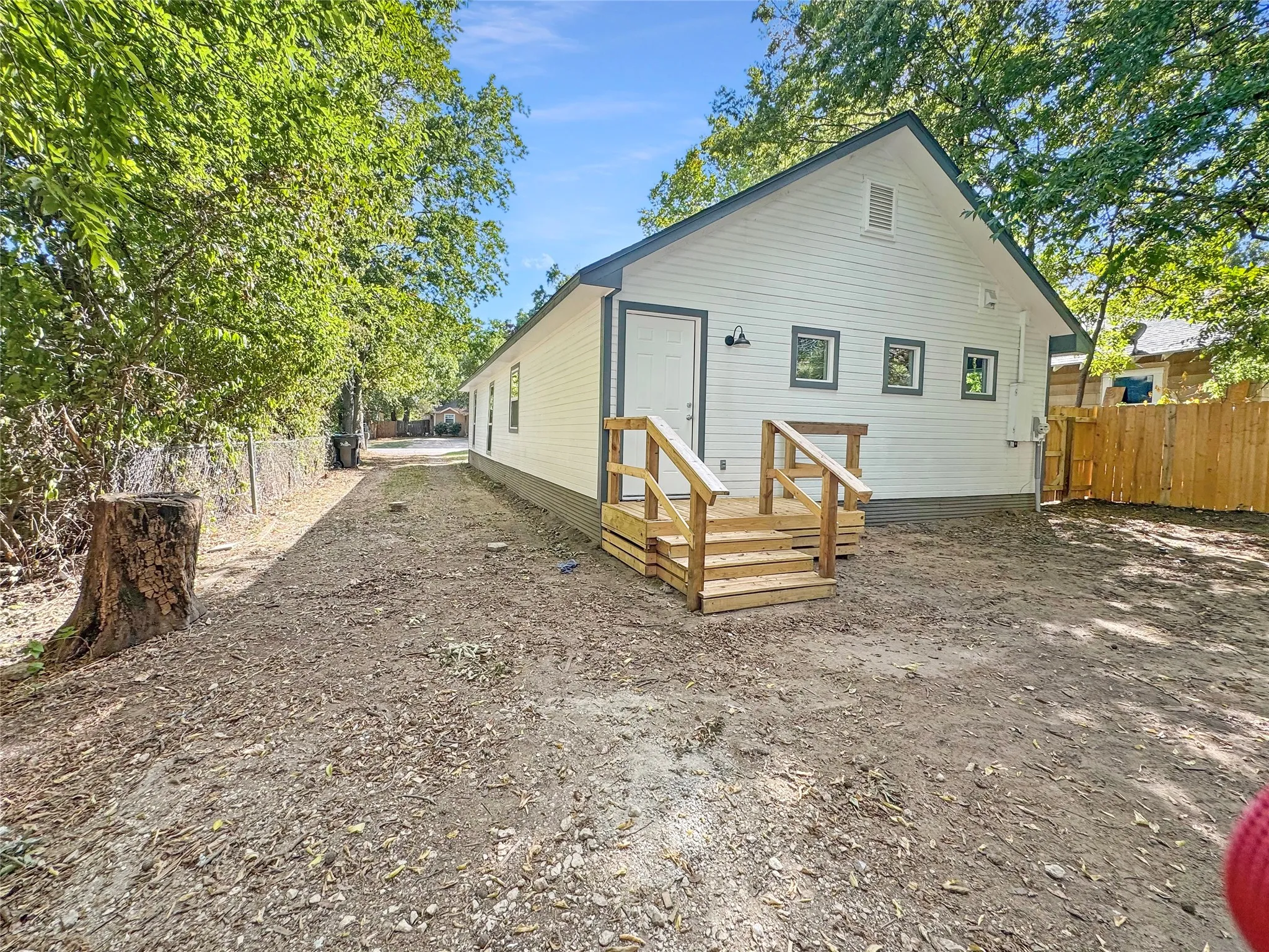 View of Driveway from the Outbuilding/Barn to the Street