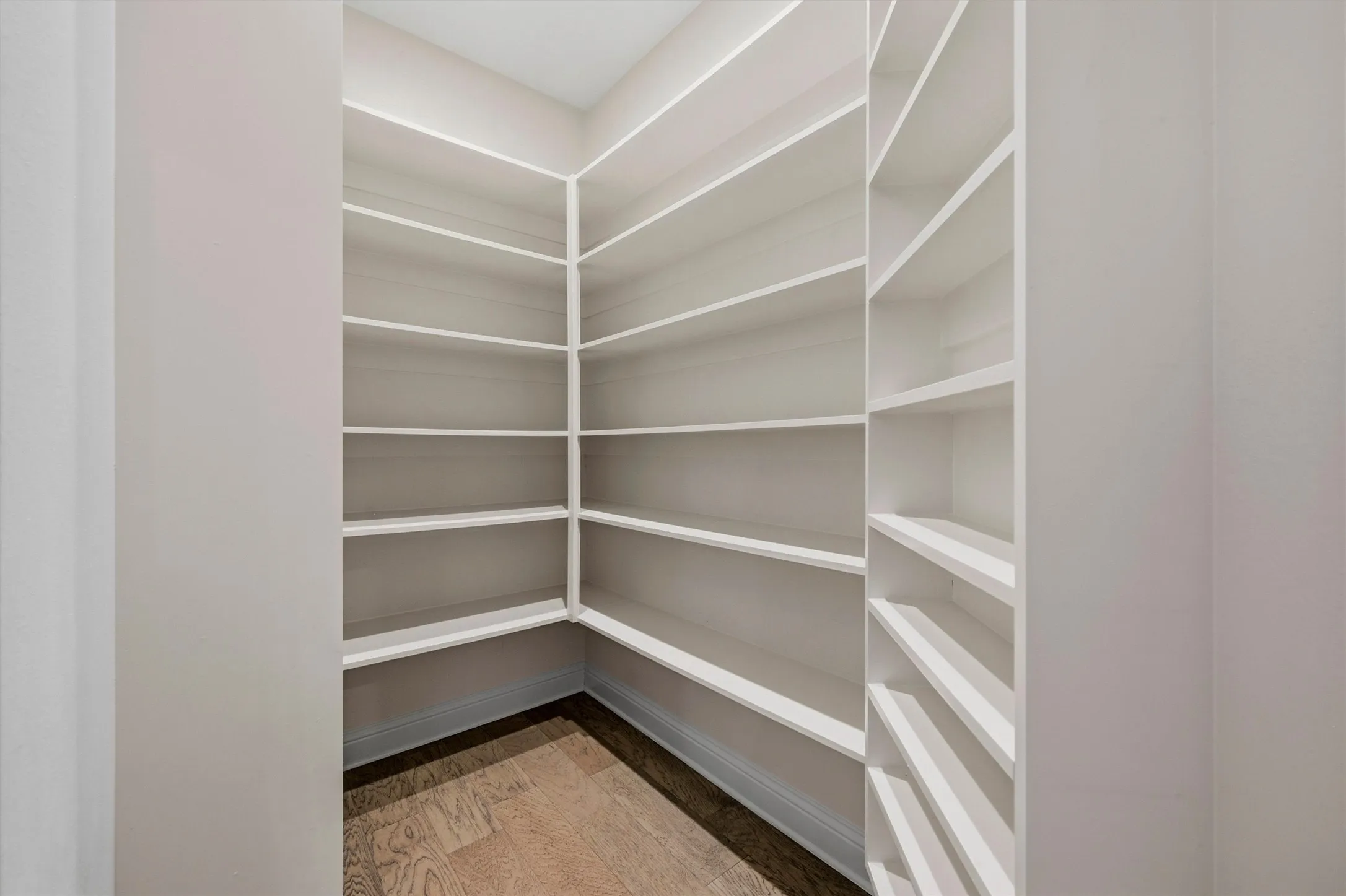  Walk -In and see the space in this pantry