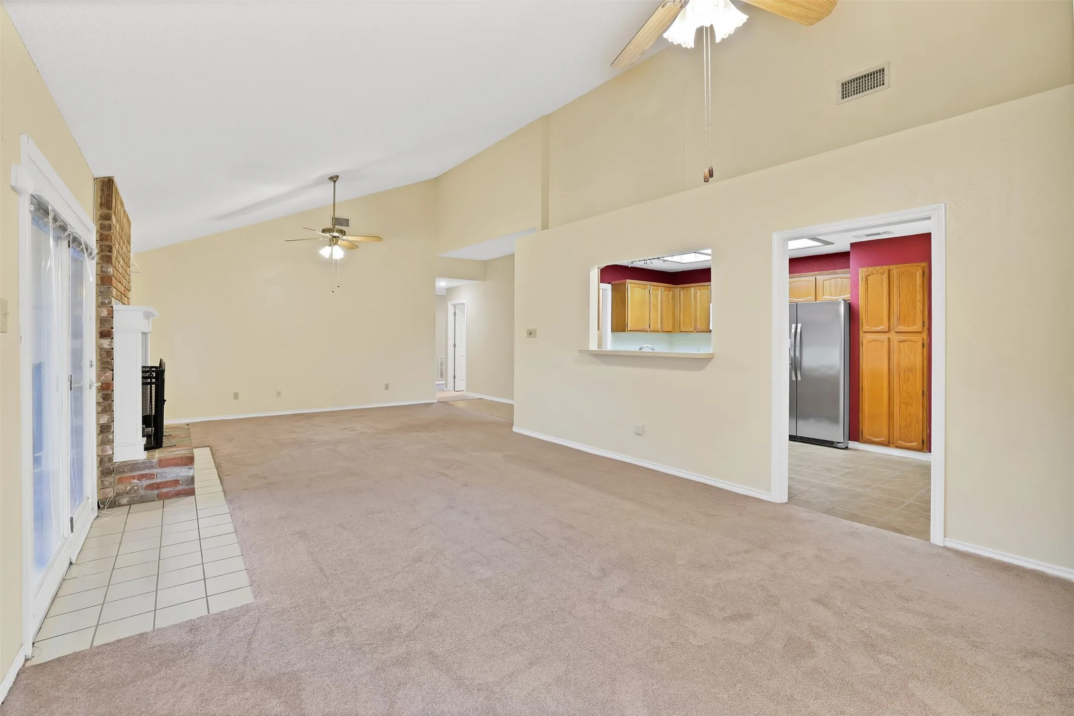Another angle of the large living room
