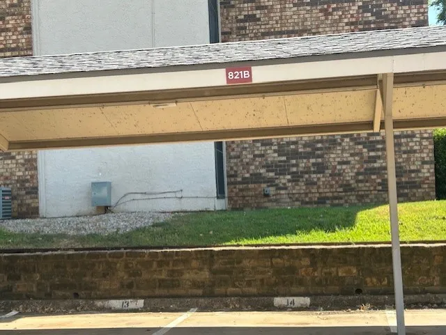 Reserved covered carport